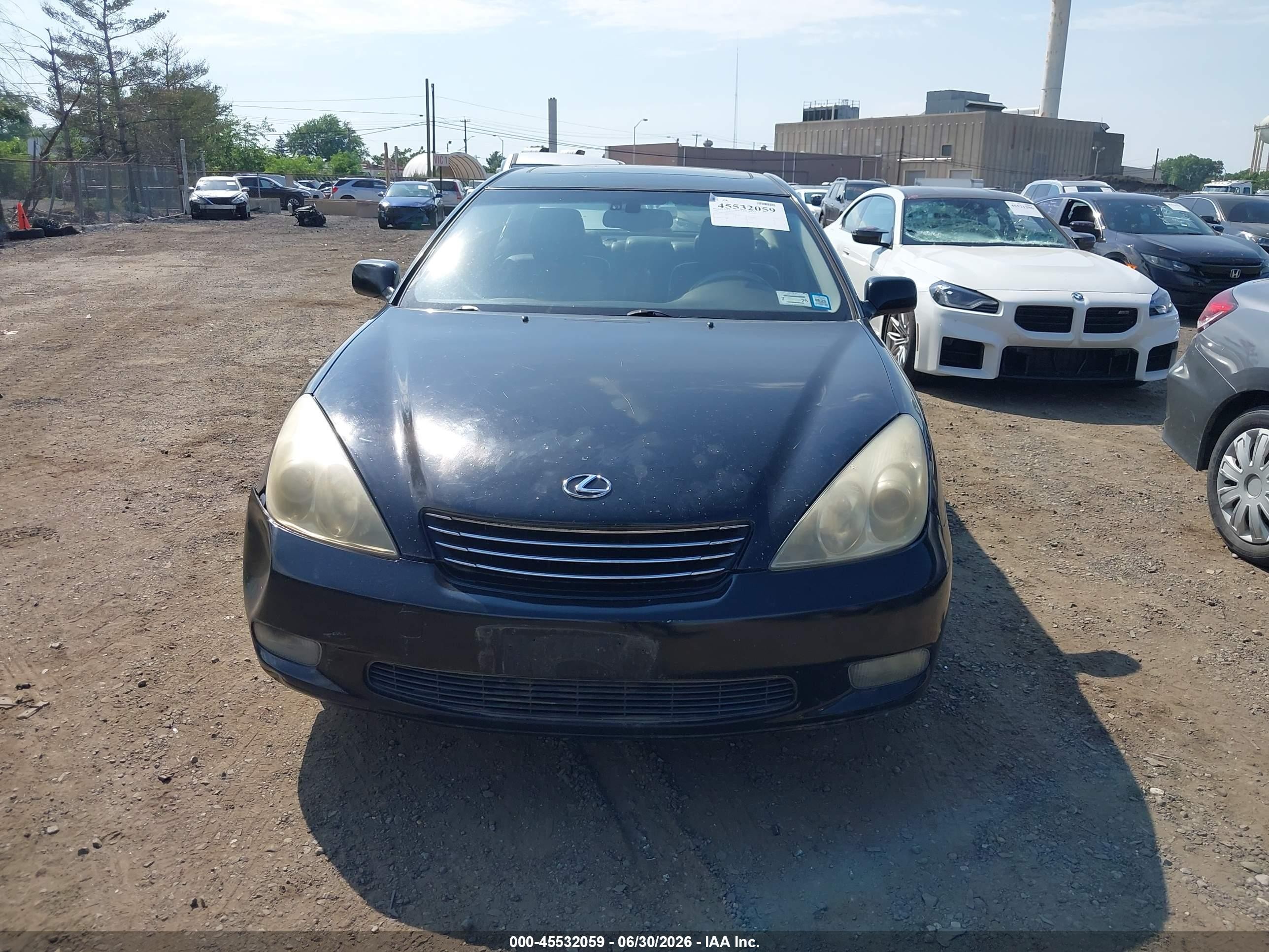 2004 Lexus Es 330   Черный vin: JTHBA30G945054229