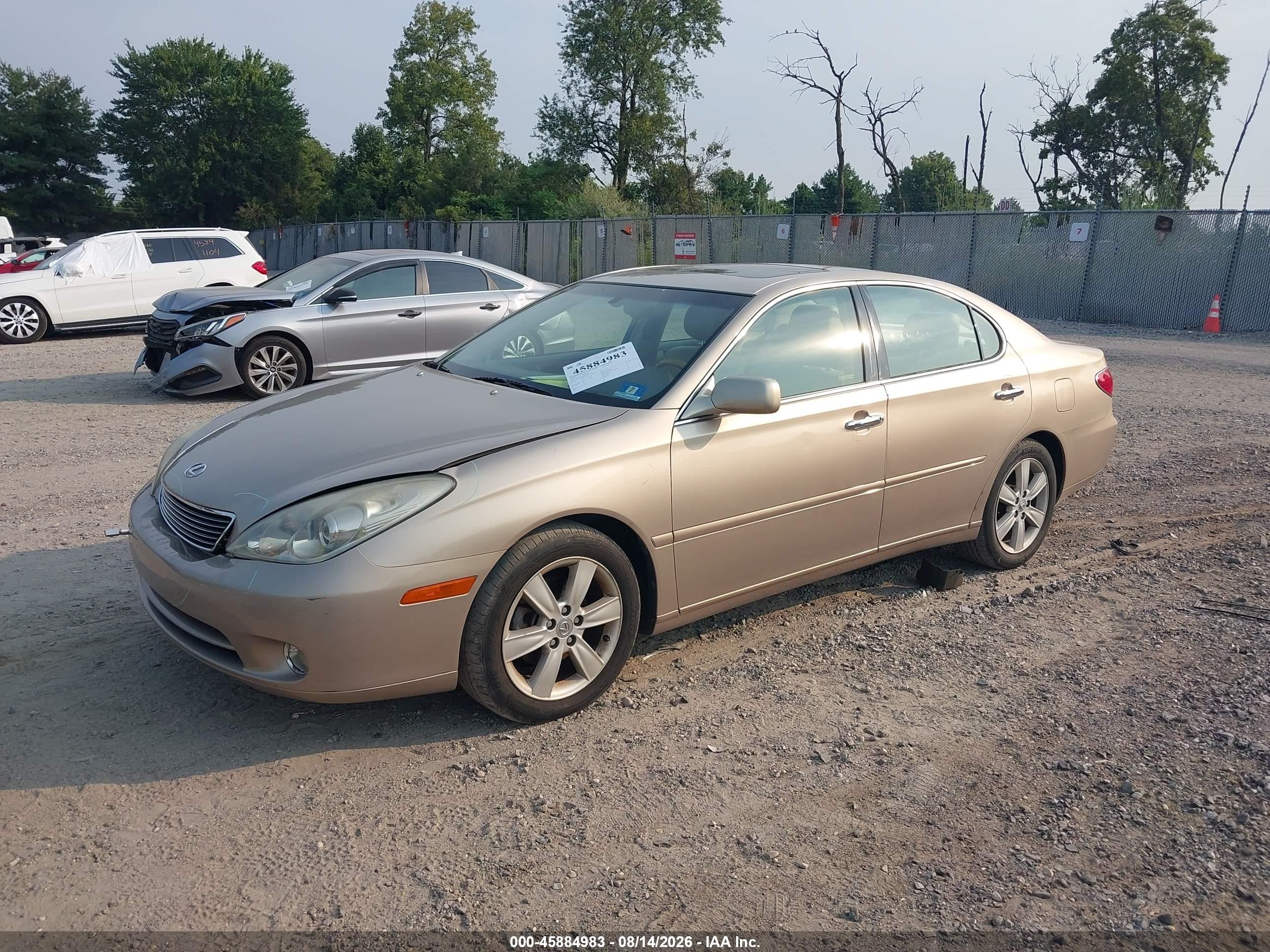 2005 Lexus Es 330 Beige vin: JTHBA30G955067905