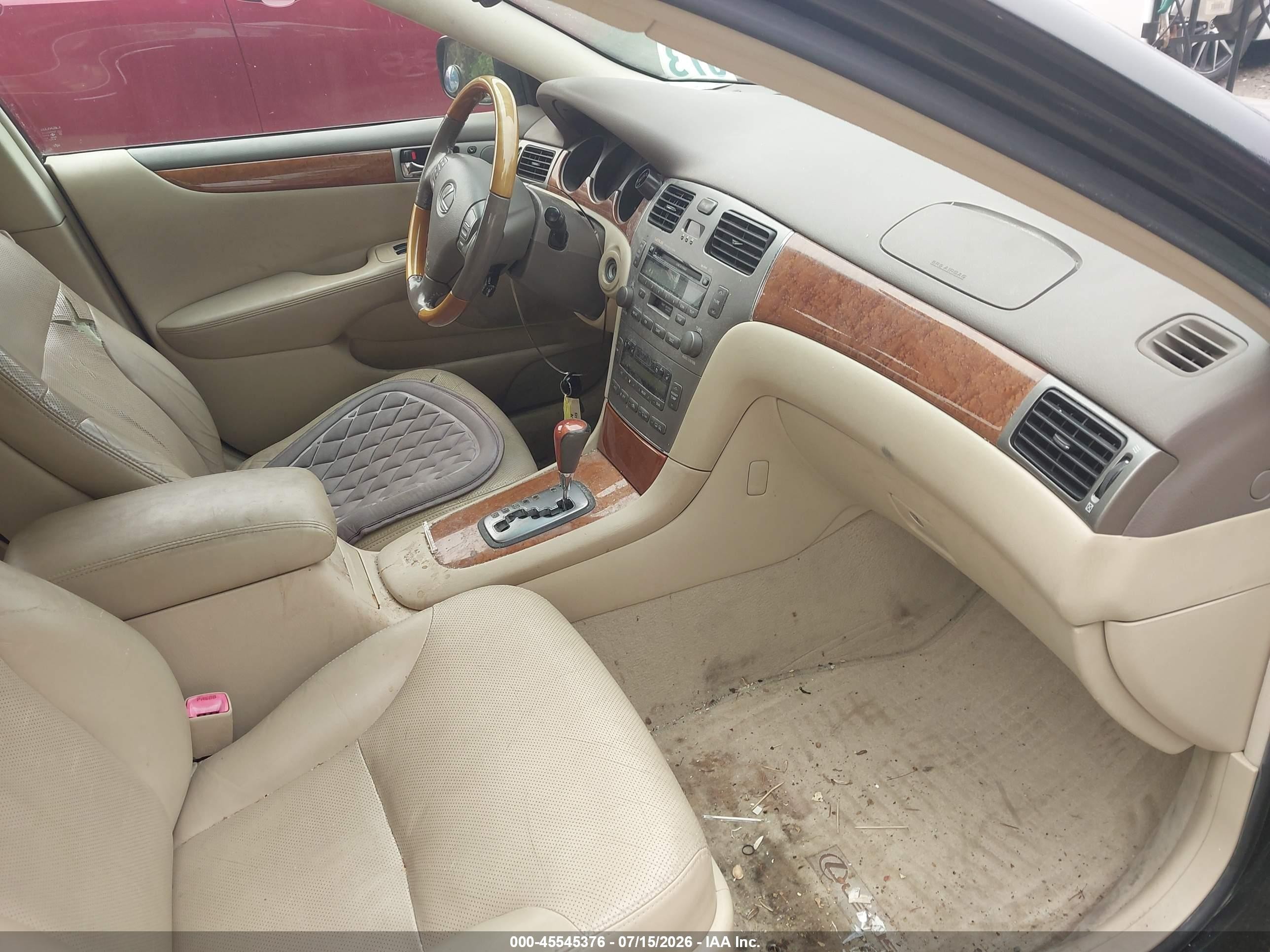 2005 Lexus Es 330   Black vin: JTHBA30G955069119