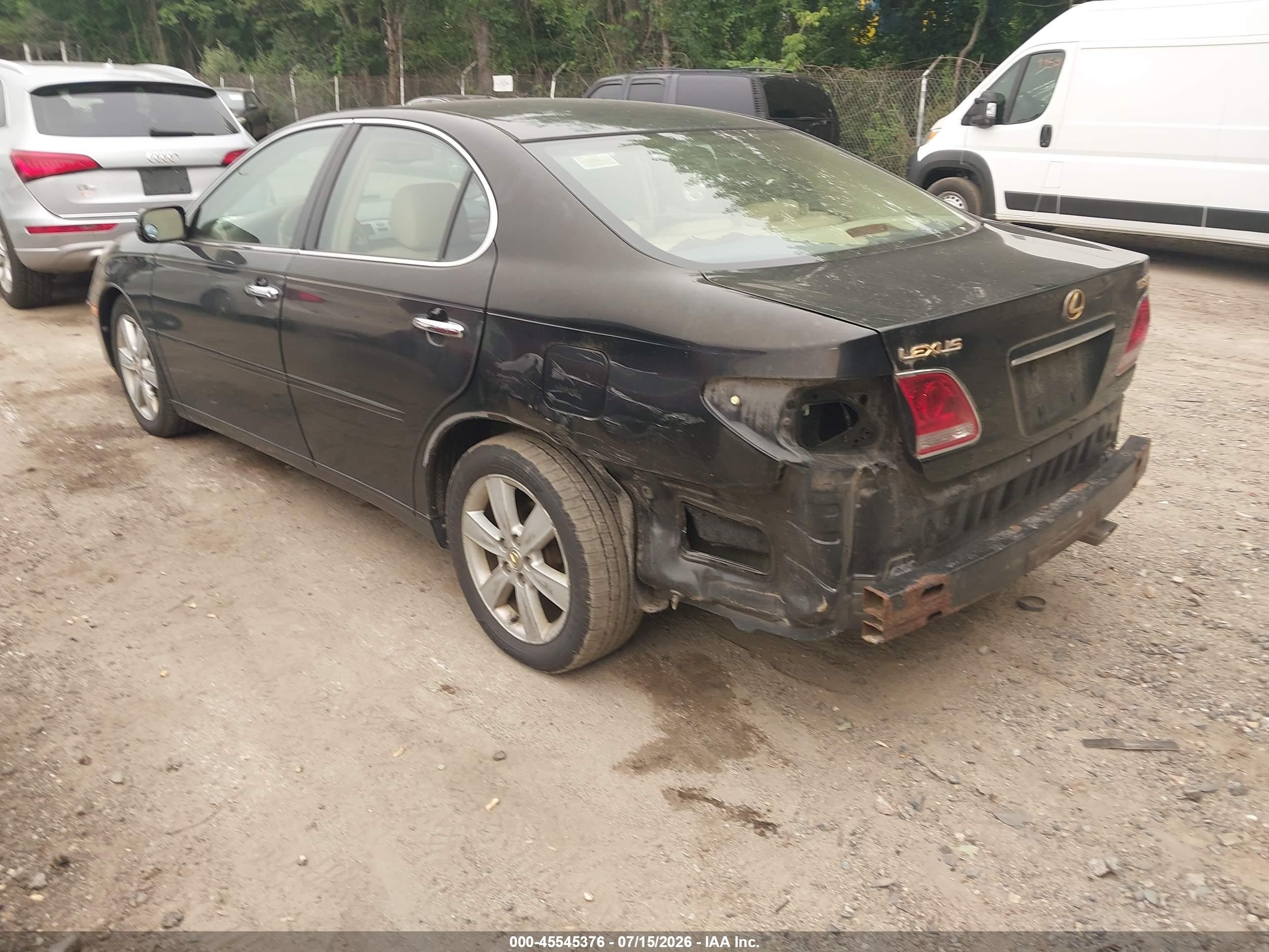 2005 Lexus Es 330   Black vin: JTHBA30G955069119