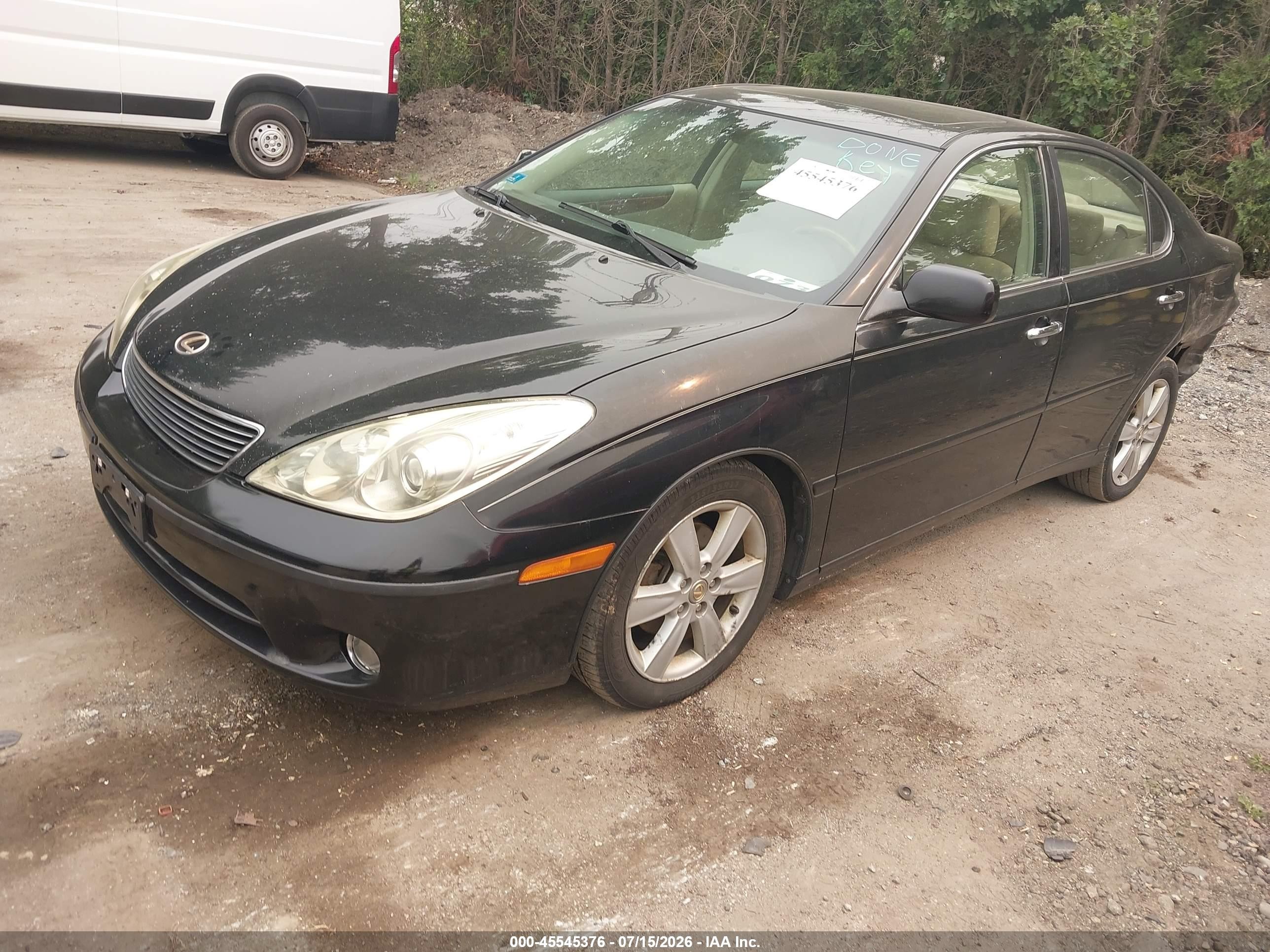 2005 Lexus Es 330   Black vin: JTHBA30G955069119