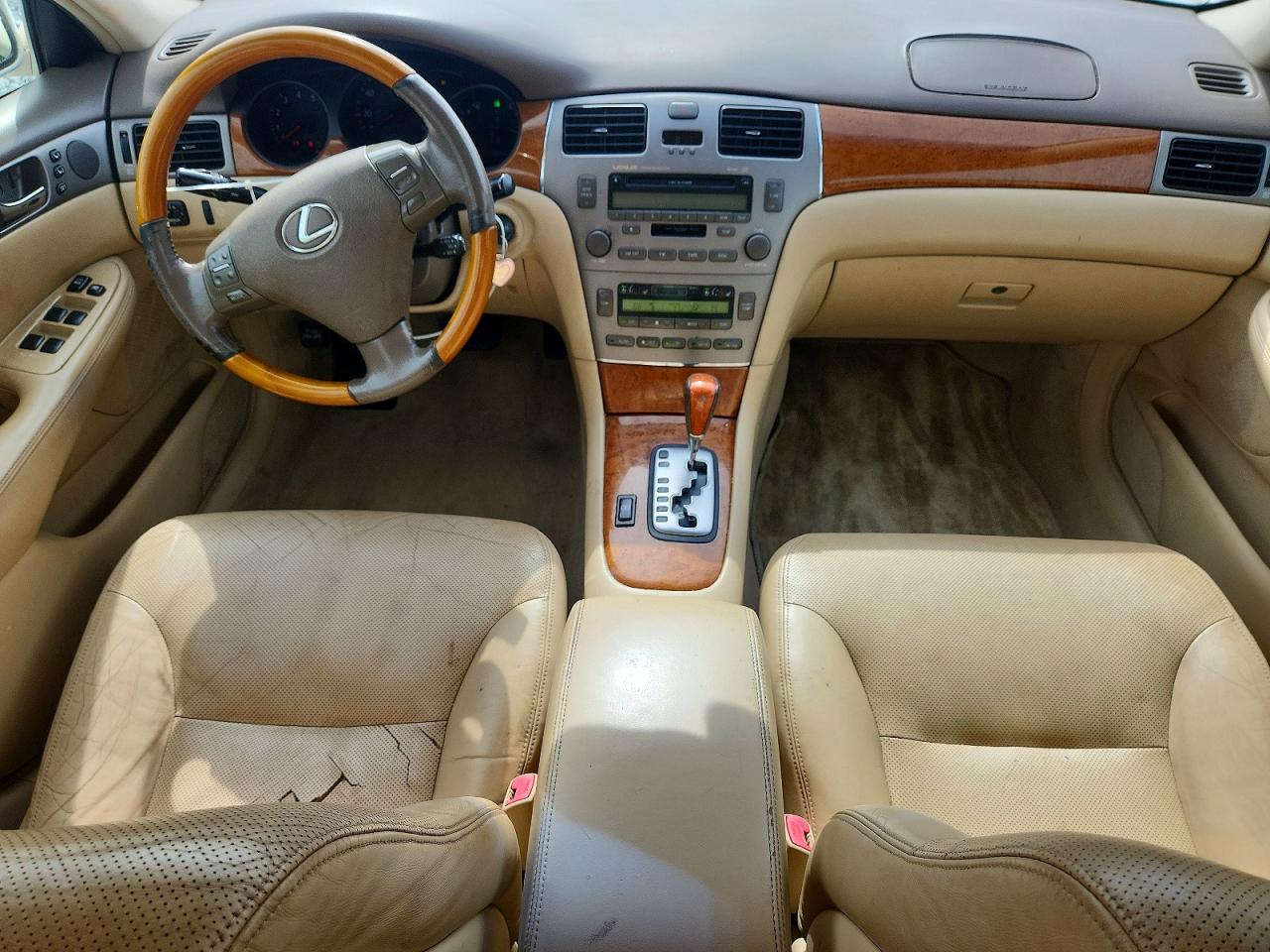 2005 Lexus Es 330 White vin: JTHBA30G955090603