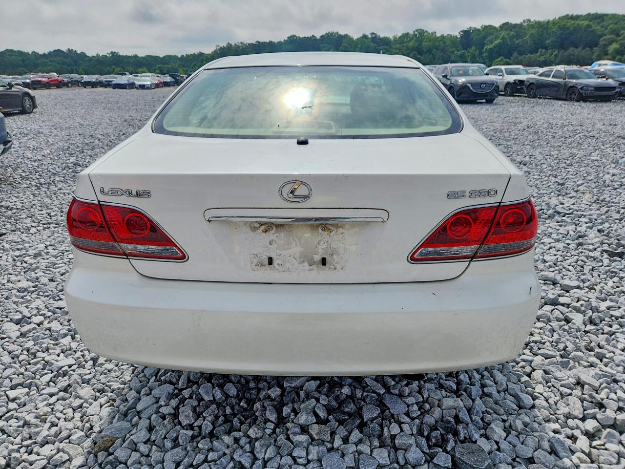 2005 Lexus Es 330 White vin: JTHBA30G955090603