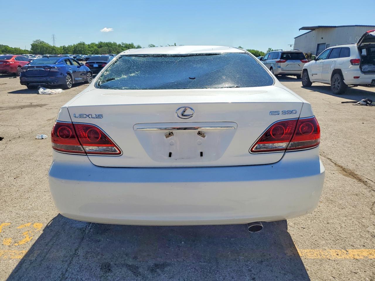 2005 Lexus Es 330 White vin: JTHBA30G955112552