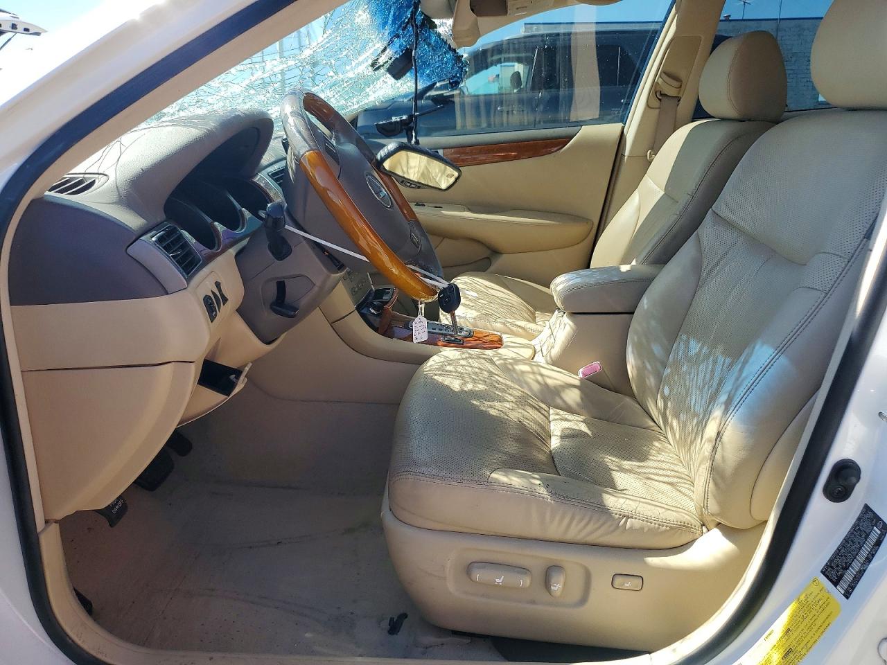 2005 Lexus Es 330 White vin: JTHBA30G955112552