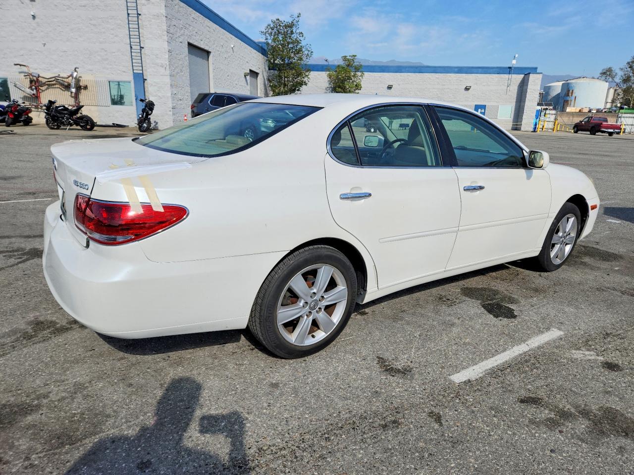 2005 Lexus Es330 Белый vin: JTHBA30G955124782