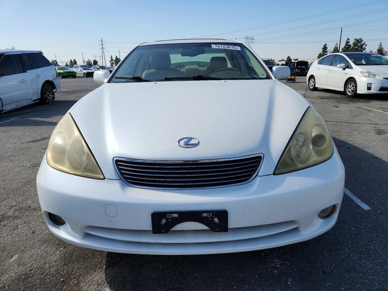 2005 Lexus Es330 Белый vin: JTHBA30G955124782