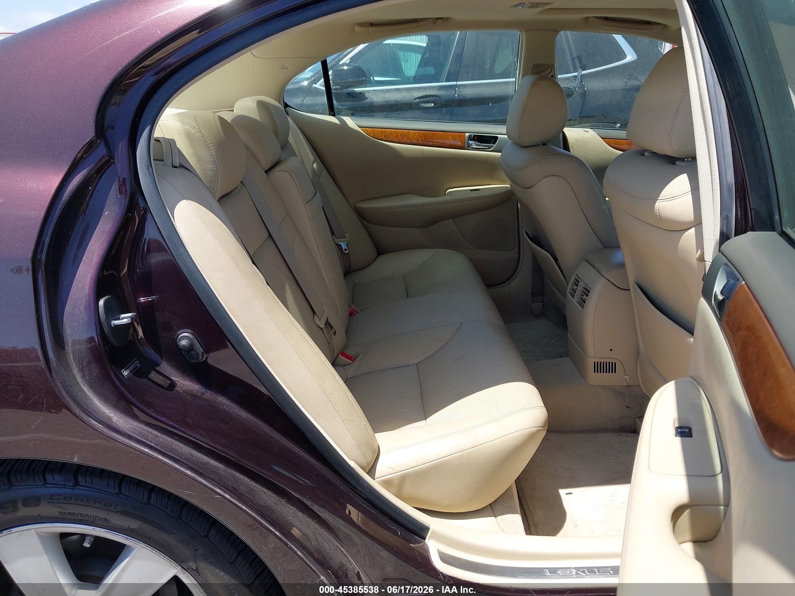2005 Lexus Es 330 Purple vin: JTHBA30G955127259
