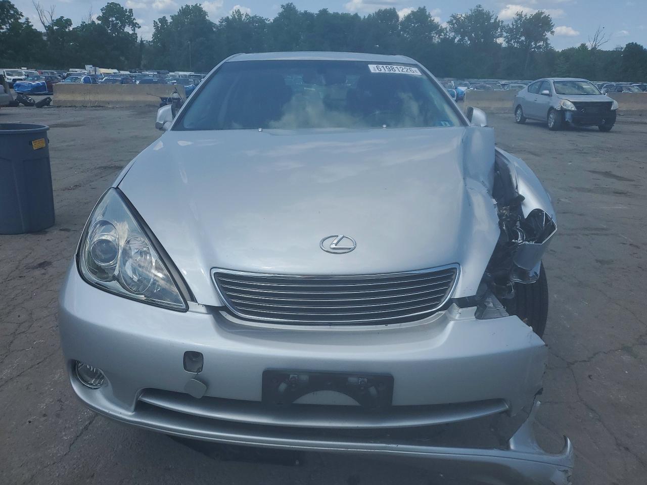 2005 Lexus Es 330 Silver vin: JTHBA30G955133496