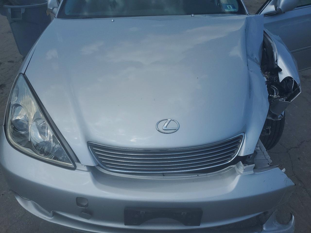 2005 Lexus Es 330 Silver vin: JTHBA30G955133496