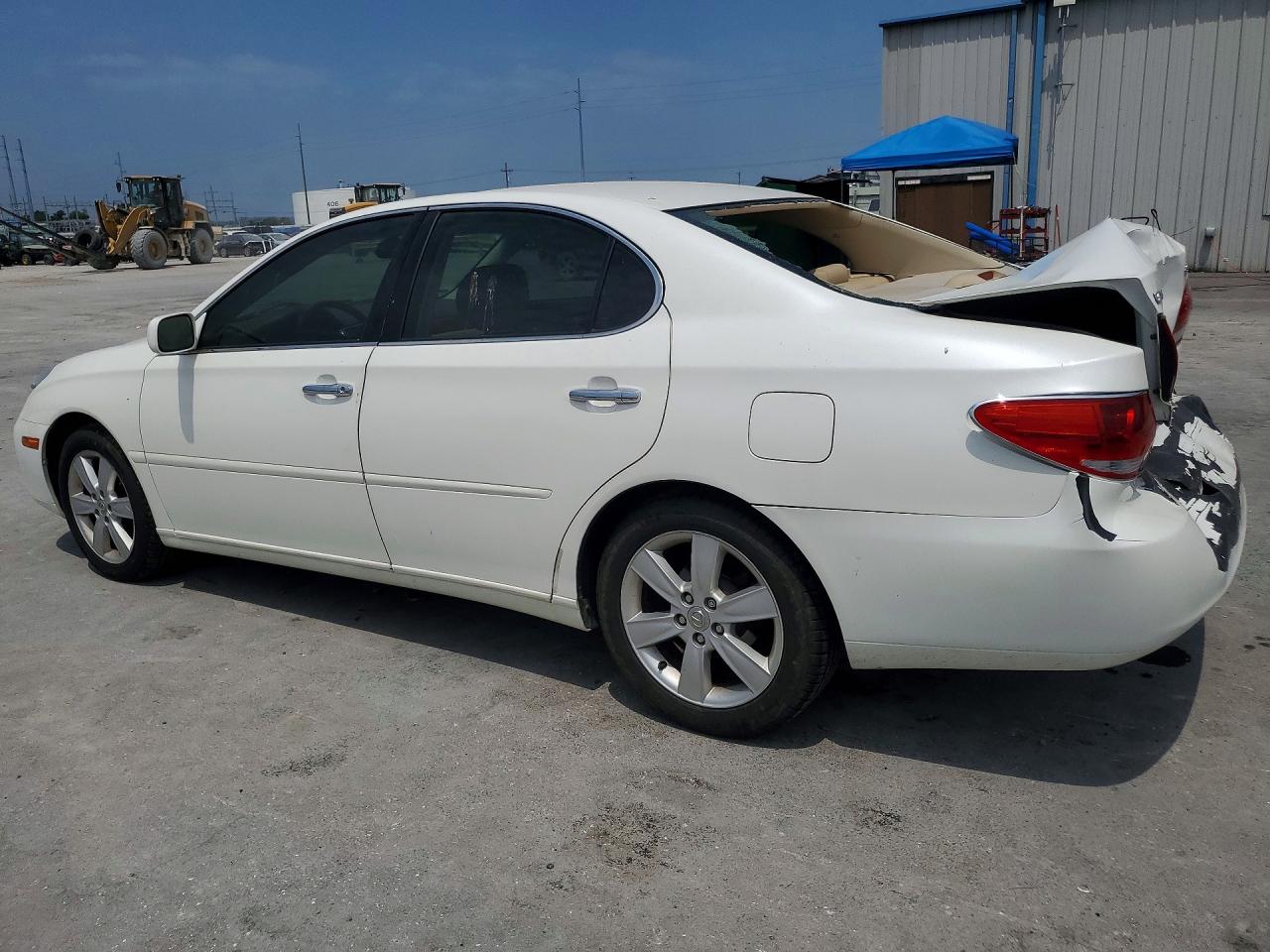 2005 Lexus Es 330 White vin: JTHBA30G955141534