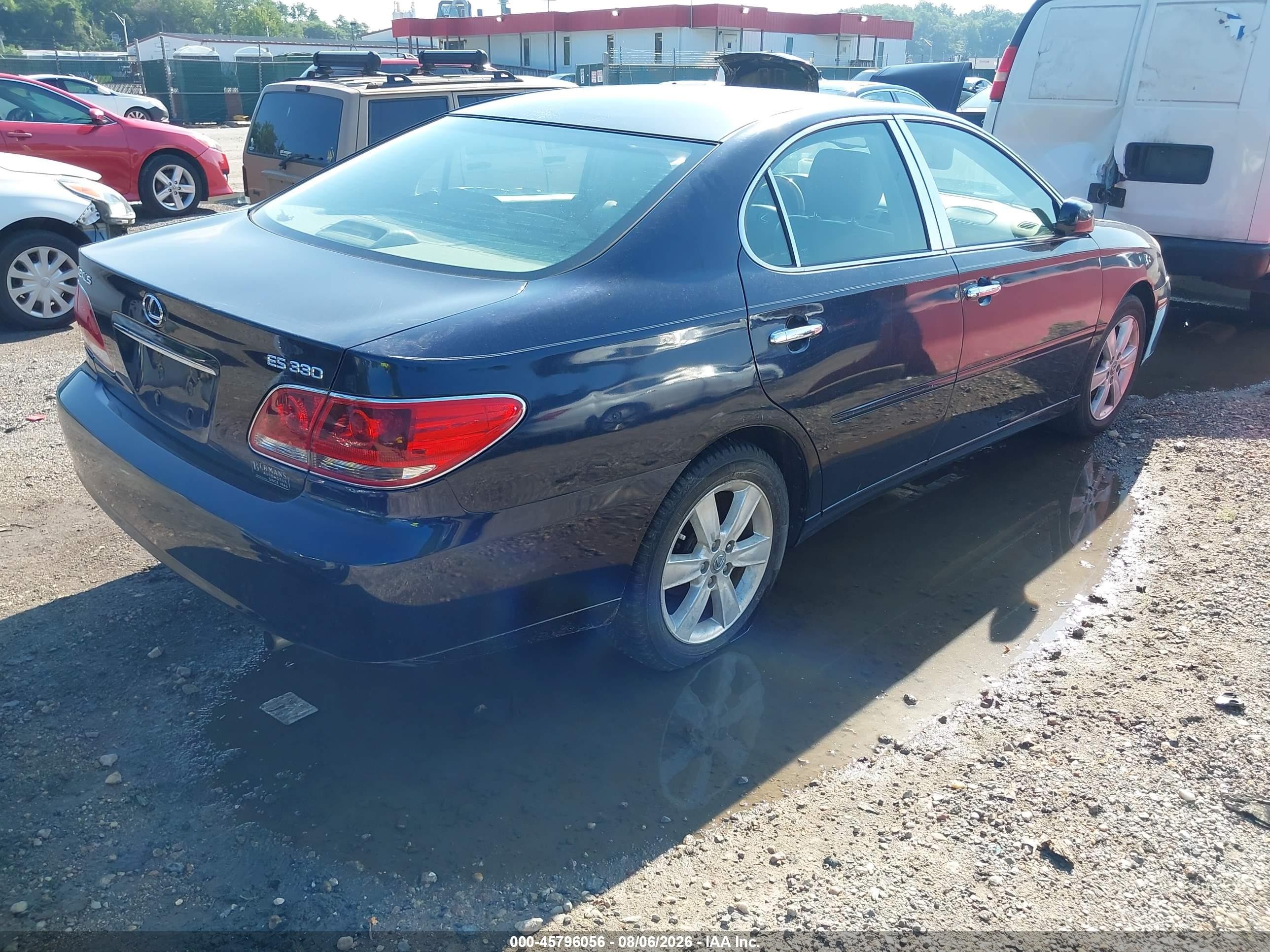 2006 Lexus Es 330 Blue vin: JTHBA30G965144161