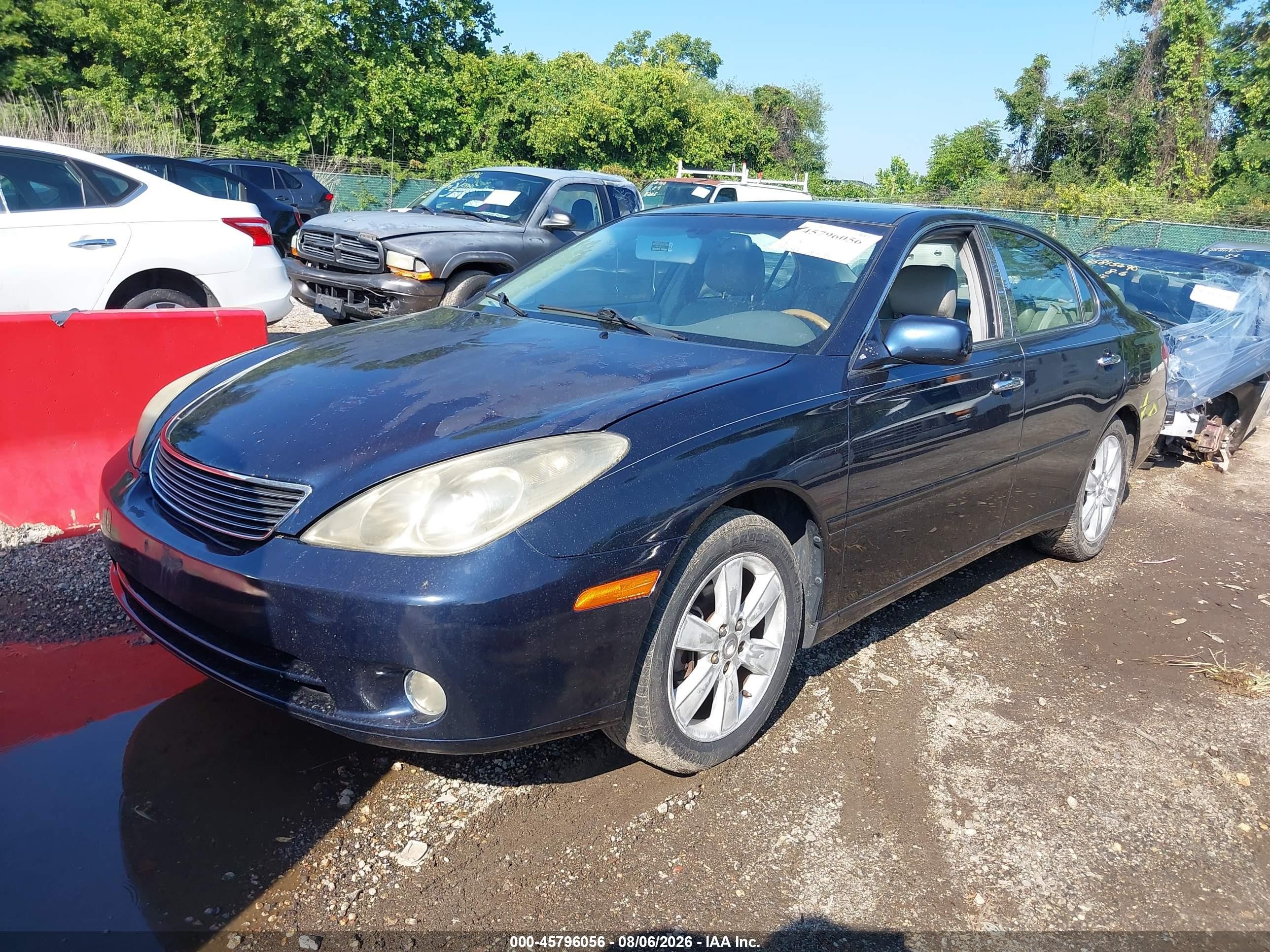 2006 Lexus Es 330 Blue vin: JTHBA30G965144161