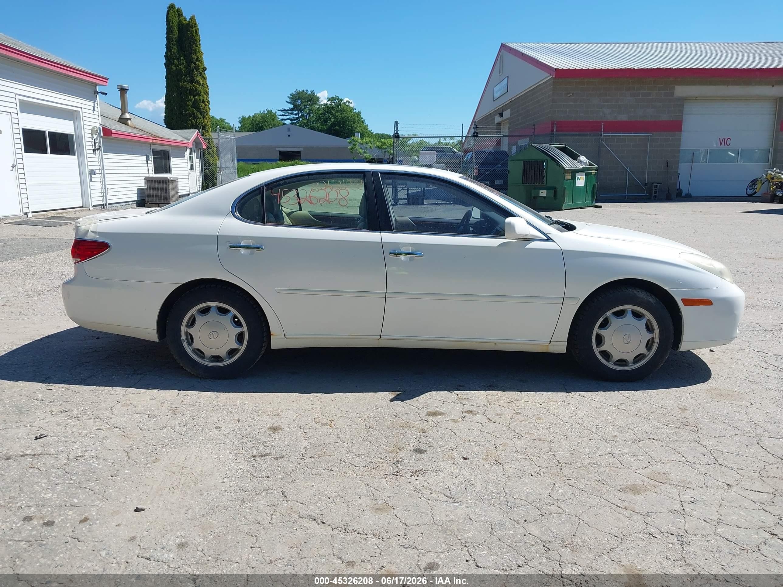 2006 Lexus Es 330 White vin: JTHBA30G965149408