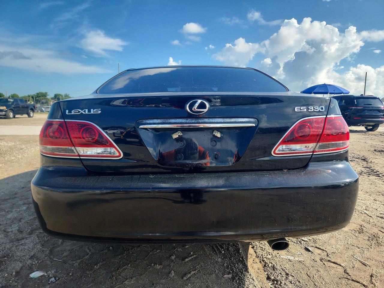 2006 Lexus Es 330 Black vin: JTHBA30G965151157