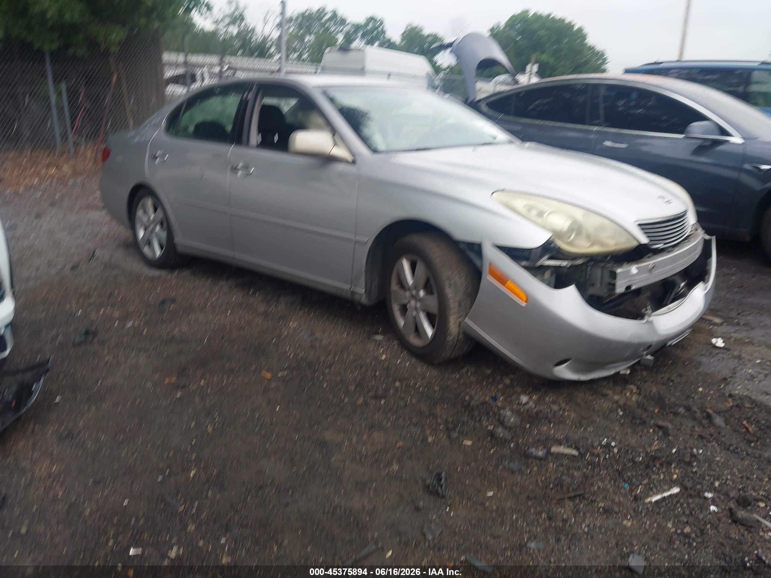 2006 Lexus Es 330   Silver vin: JTHBA30G965163504