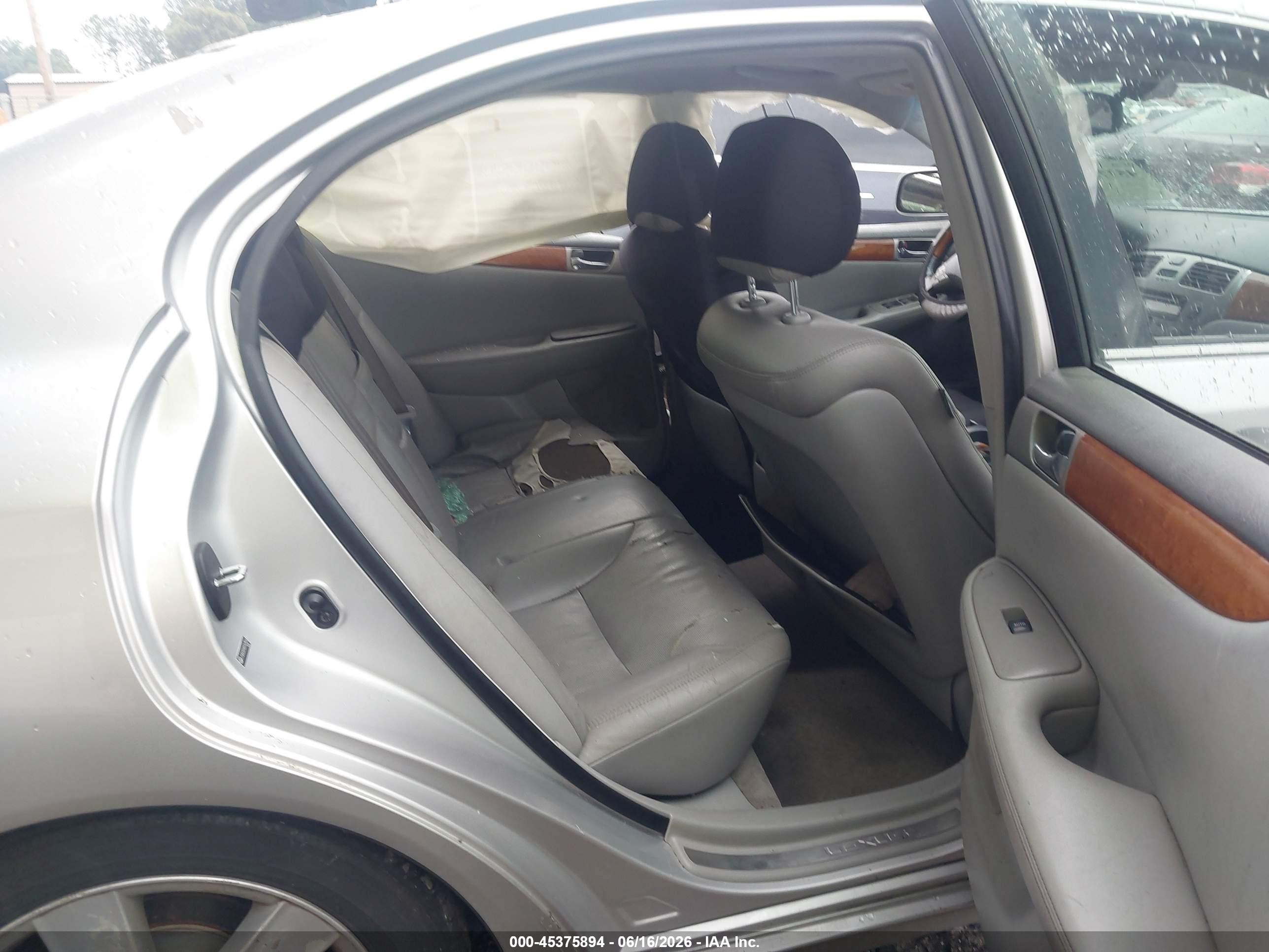 2006 Lexus Es 330   Silver vin: JTHBA30G965163504