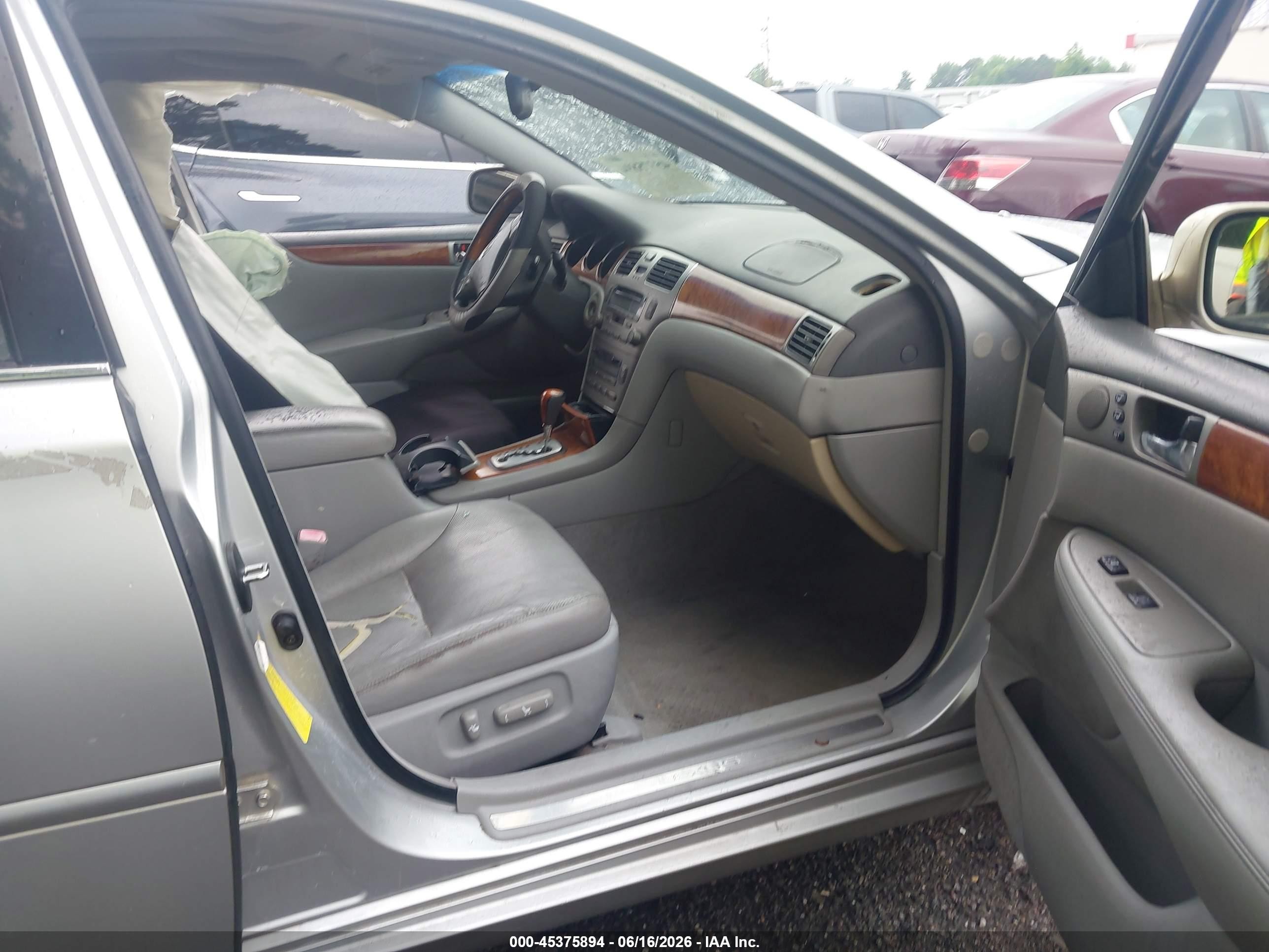 2006 Lexus Es 330   Silver vin: JTHBA30G965163504