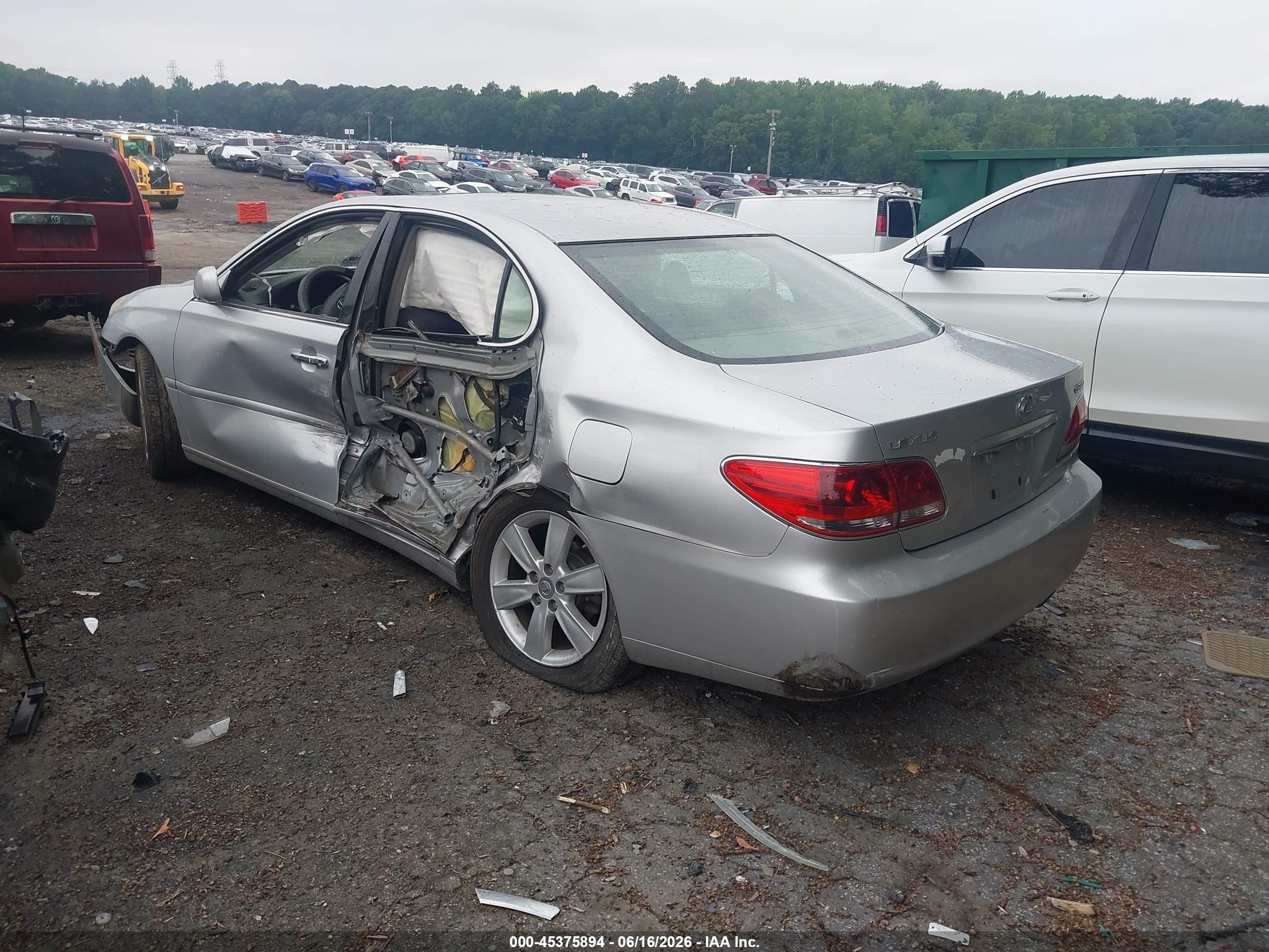 2006 Lexus Es 330   Silver vin: JTHBA30G965163504