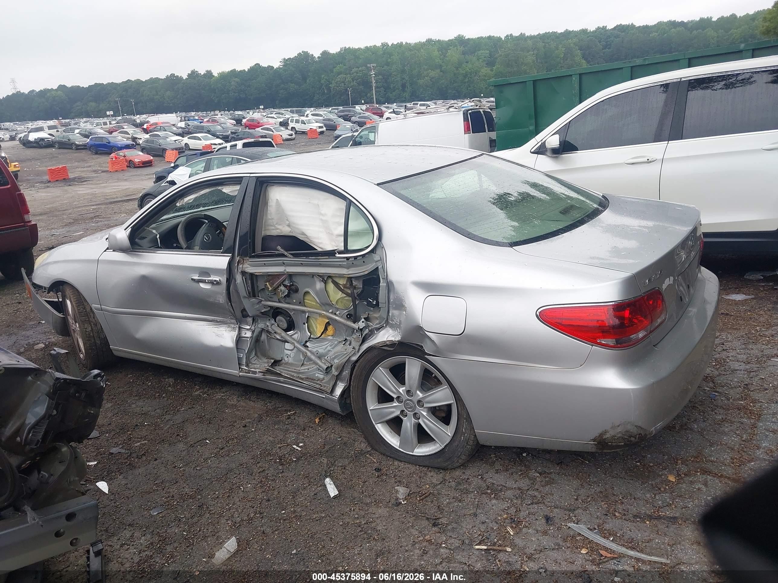 2006 Lexus Es 330   Silver vin: JTHBA30G965163504