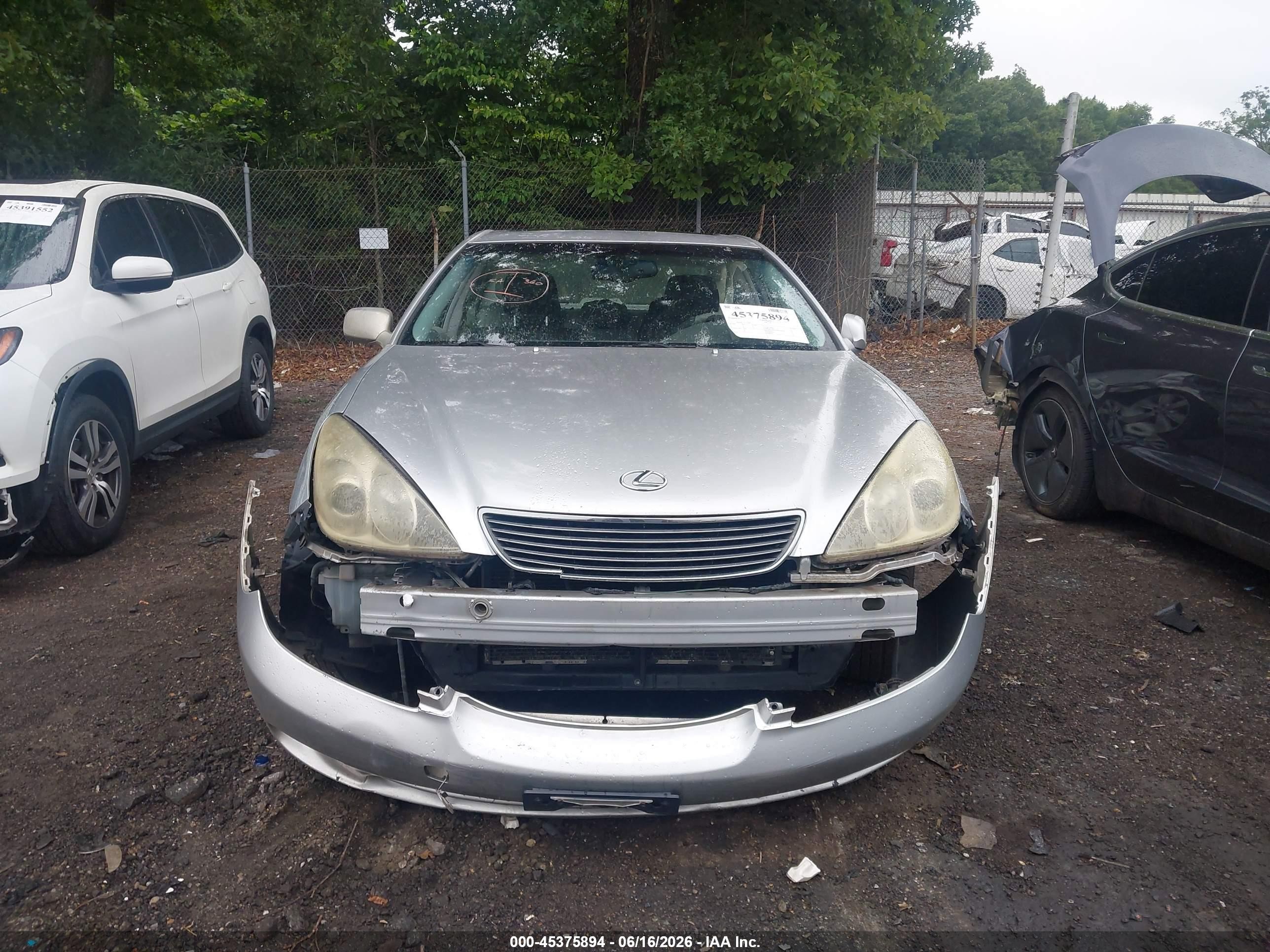 2006 Lexus Es 330   Silver vin: JTHBA30G965163504