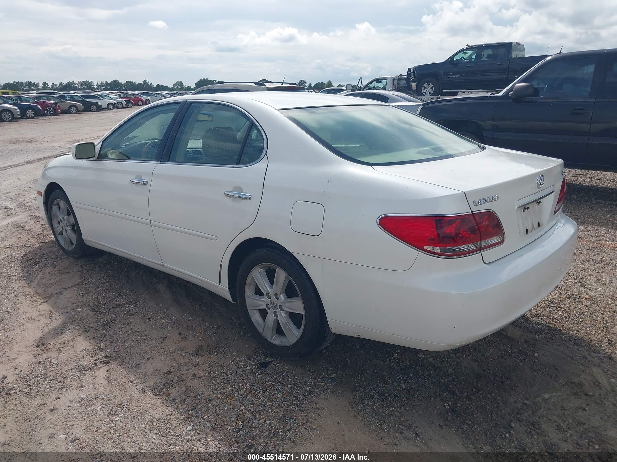 2006 Lexus Es 330 White vin: JTHBA30G965174311