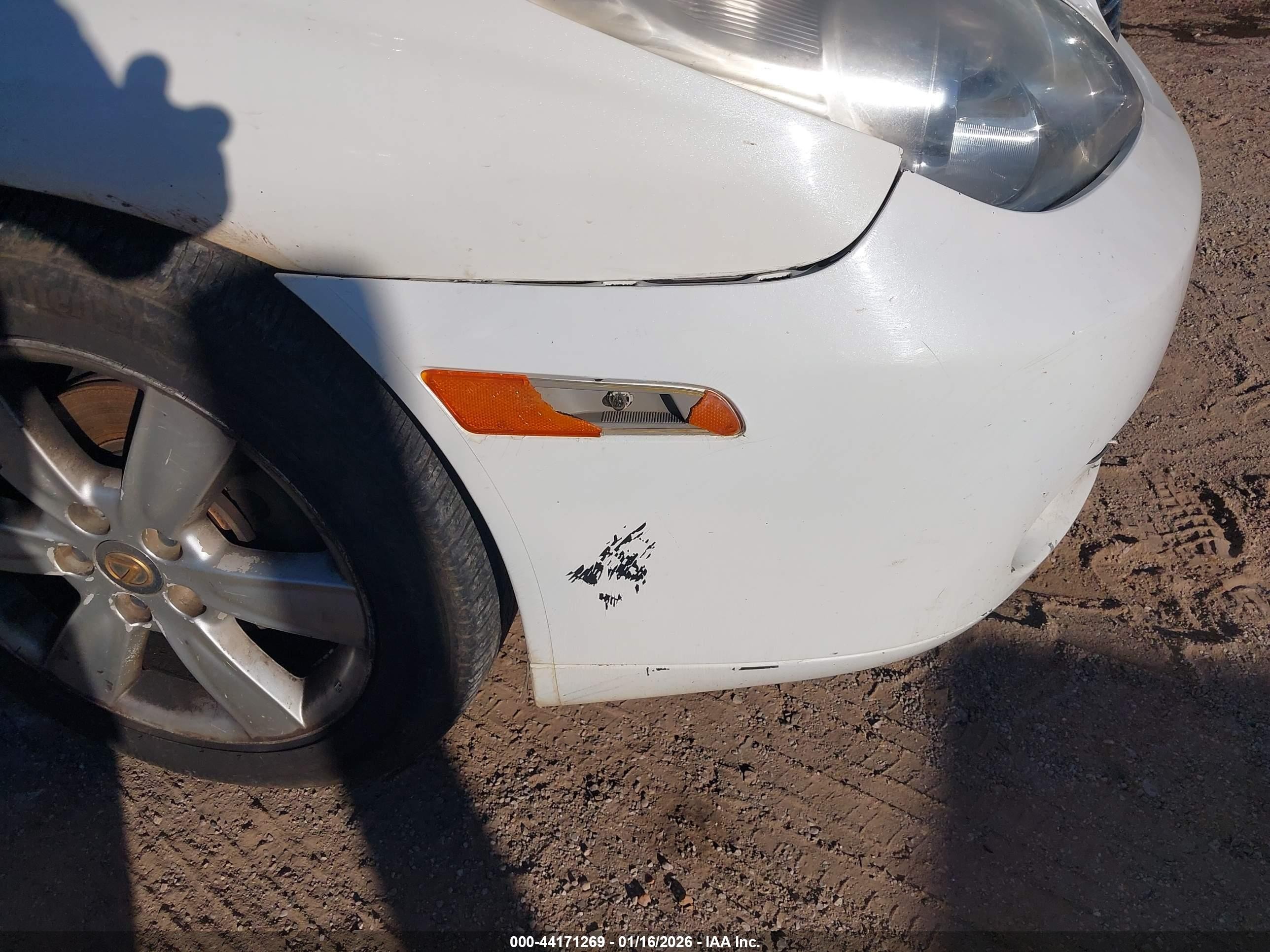 2006 Lexus Es 330   White vin: JTHBA30G965174678