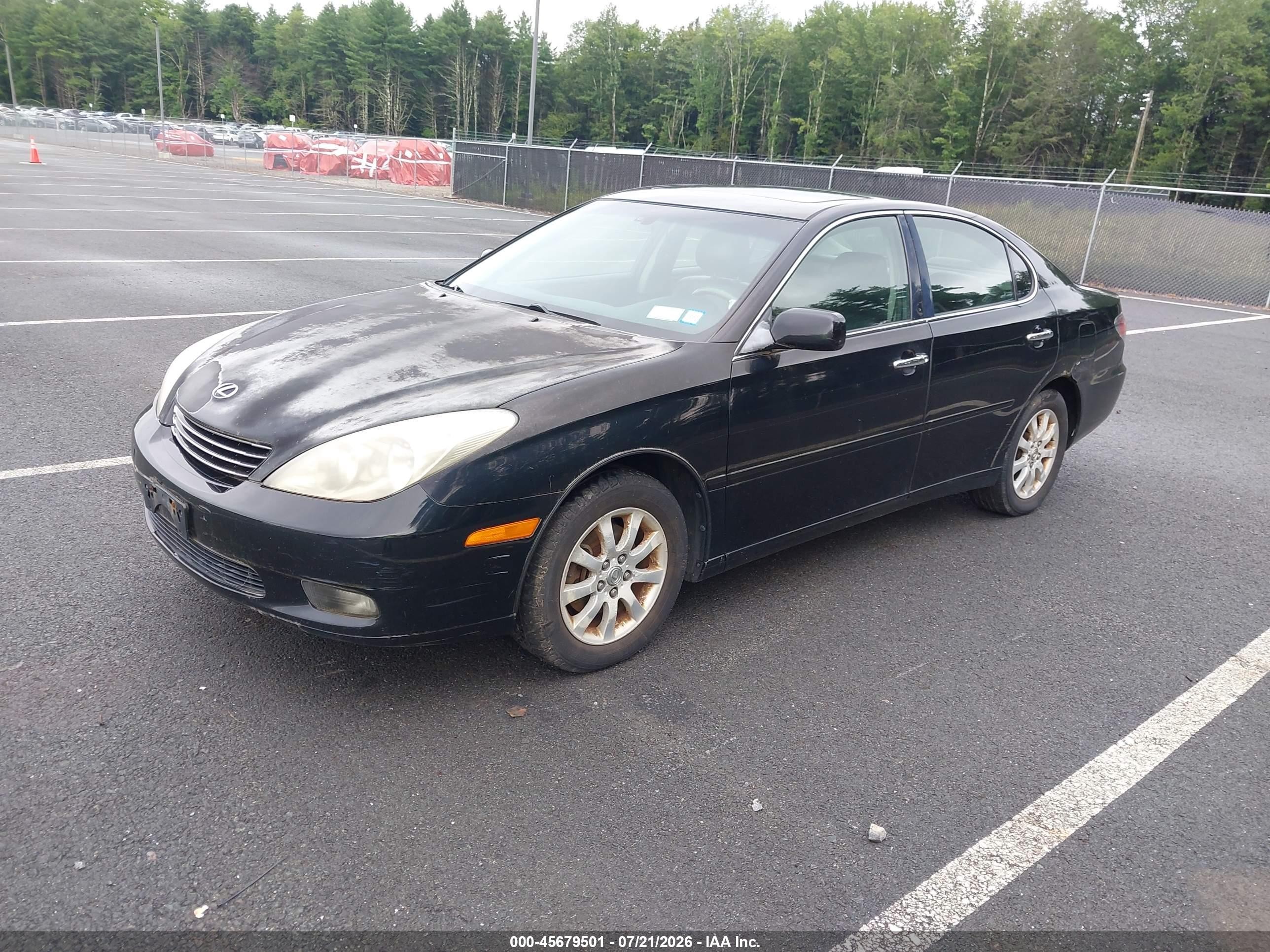 2004 Lexus Es 330   Черный vin: JTHBA30GX40001763