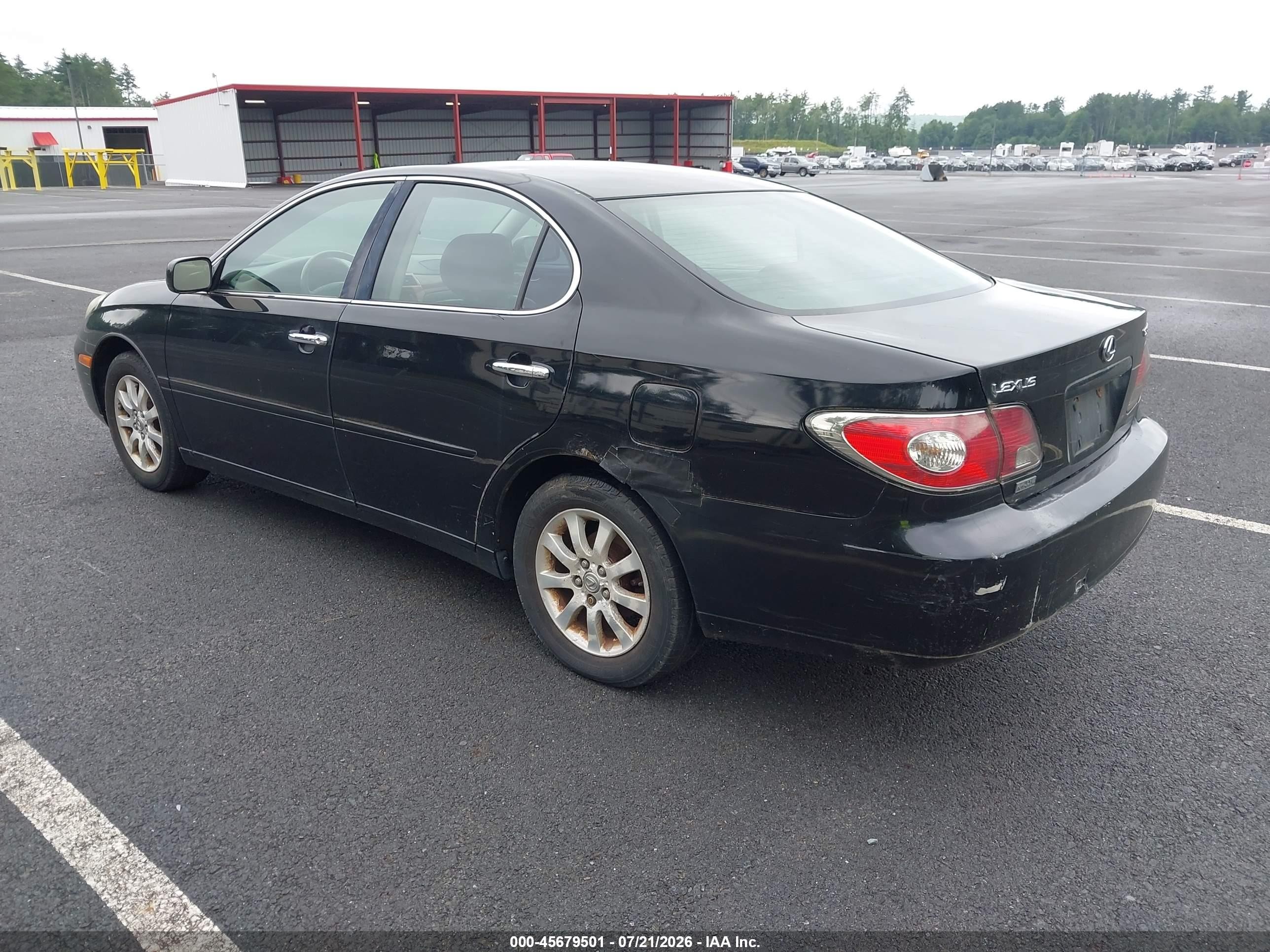 2004 Lexus Es 330   Черный vin: JTHBA30GX40001763