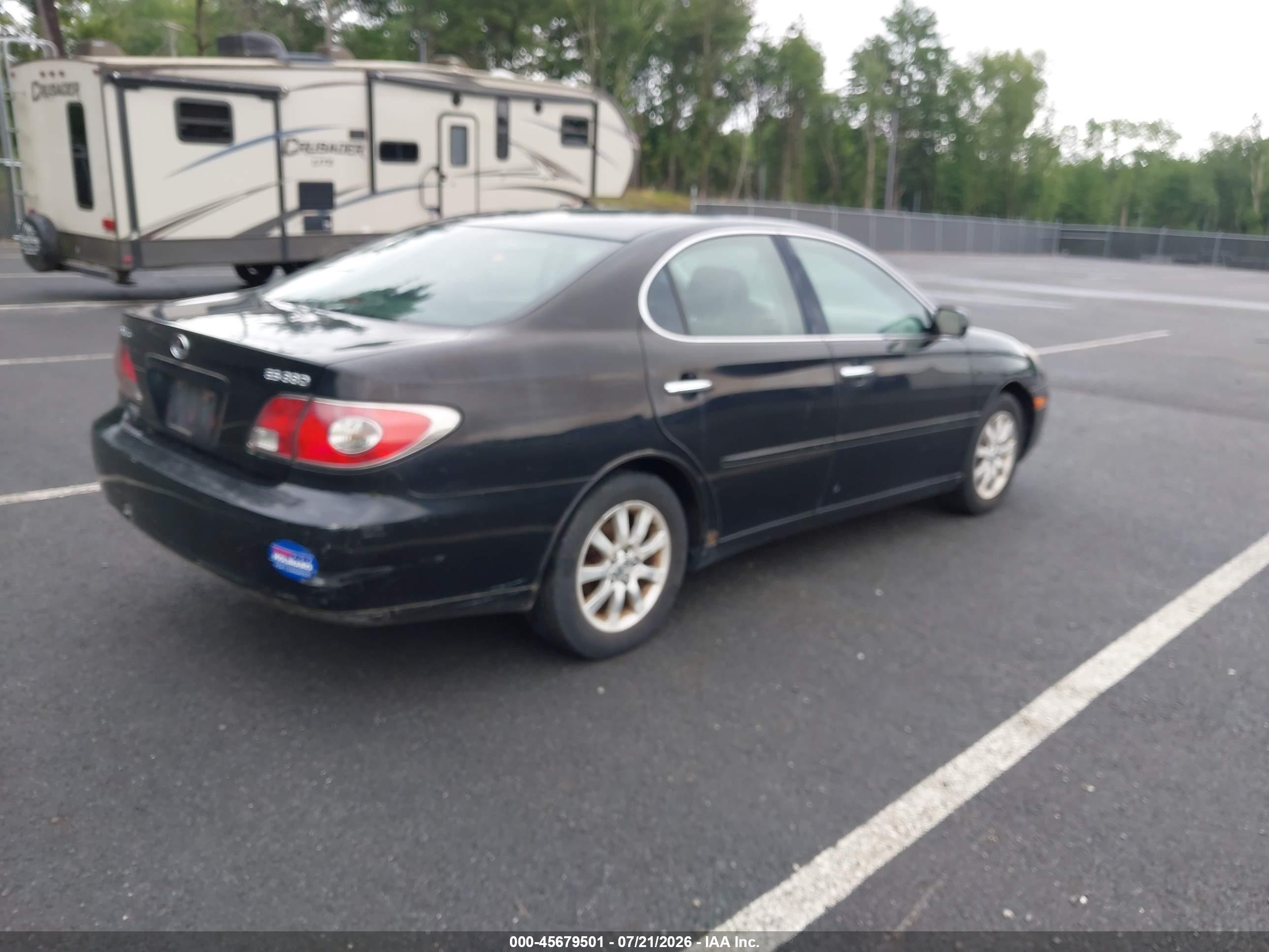 2004 Lexus Es 330   Черный vin: JTHBA30GX40001763