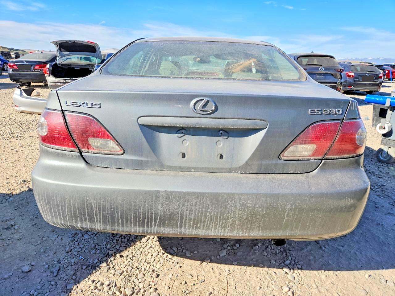 2004 Lexus Es 330 Base Silver vin: JTHBA30GX40010771