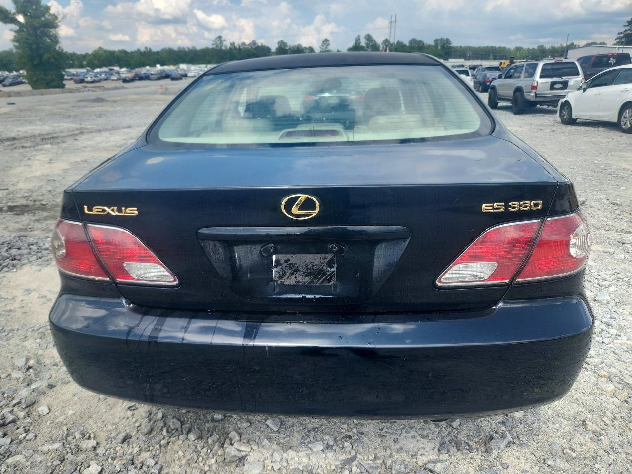 2004 Lexus Es 330 Base Black vin: JTHBA30GX45013558