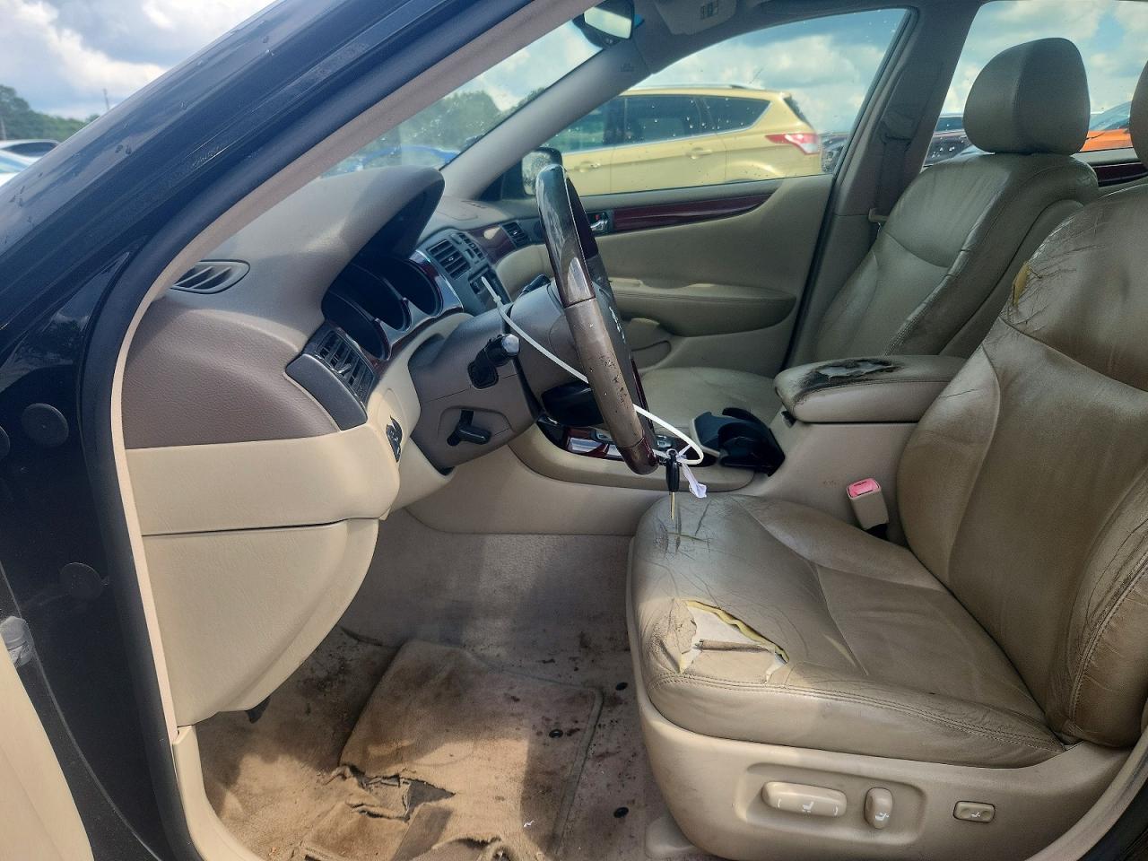 2004 Lexus Es 330 Base Black vin: JTHBA30GX45013558