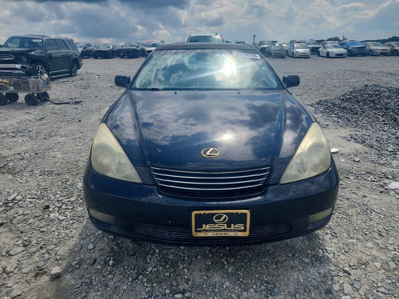 2004 Lexus Es 330 Base Black vin: JTHBA30GX45013558