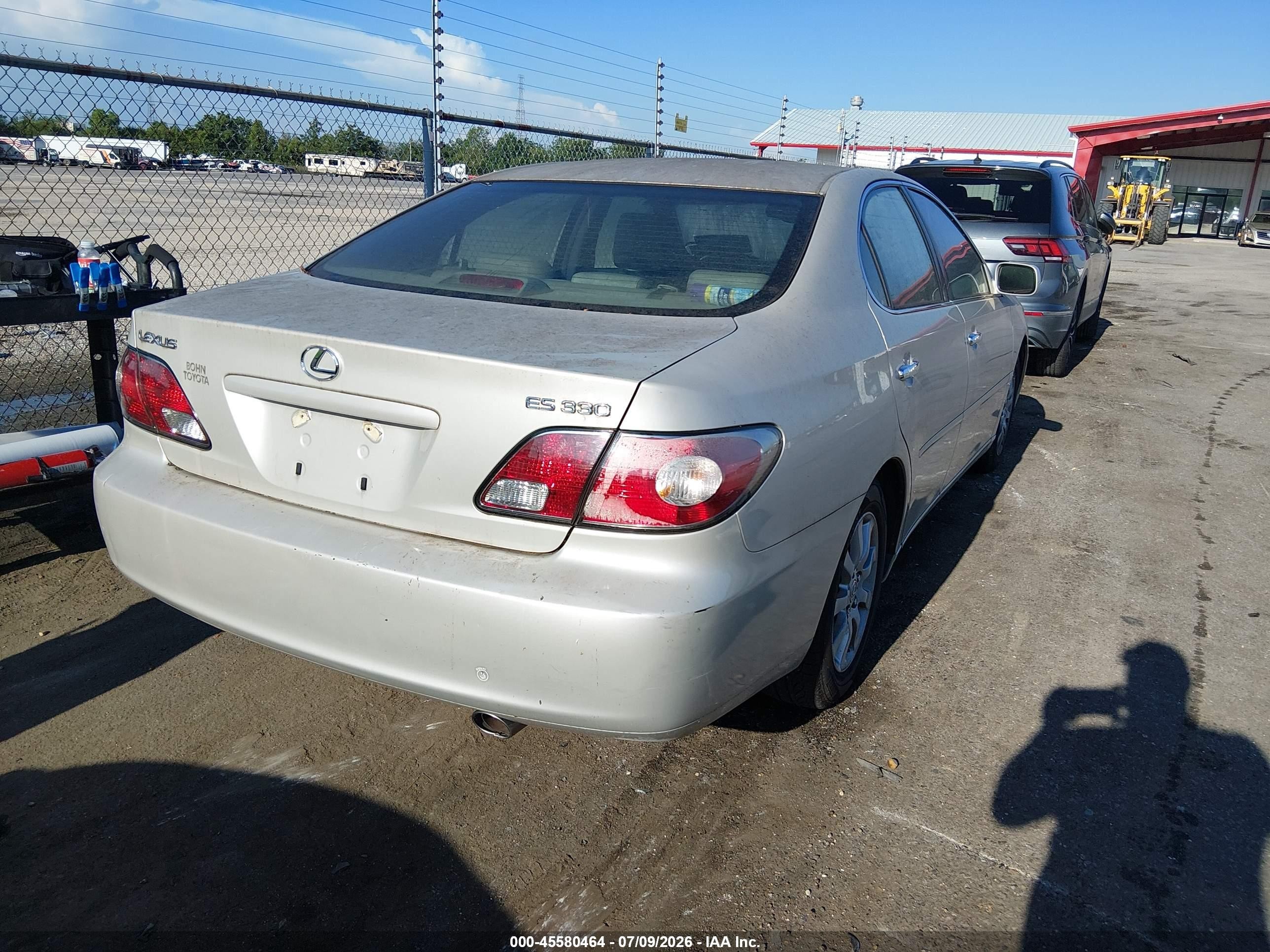2004 Lexus Es 330   Tan vin: JTHBA30GX45025077