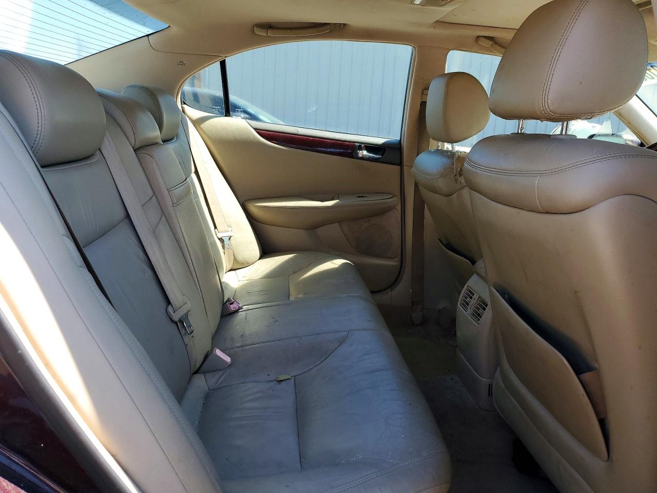 2004 Lexus Es 330 Burgundy vin: JTHBA30GX45028075