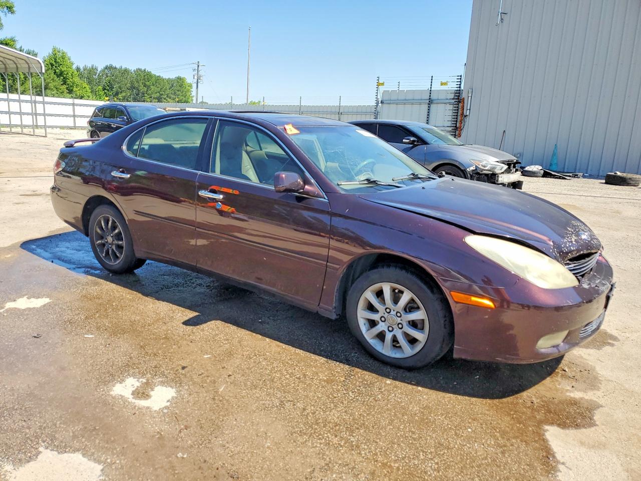 2004 Lexus Es 330 Burgundy vin: JTHBA30GX45028075
