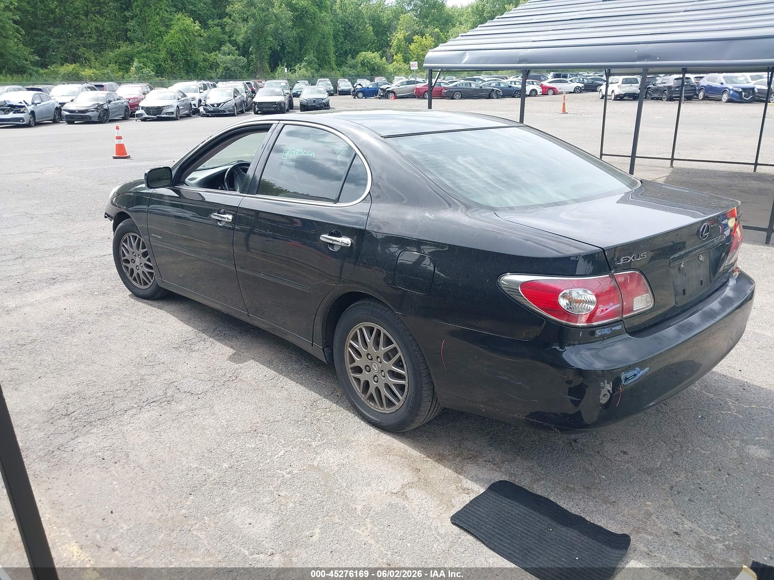2004 Lexus Es 330   Black vin: JTHBA30GX45031297