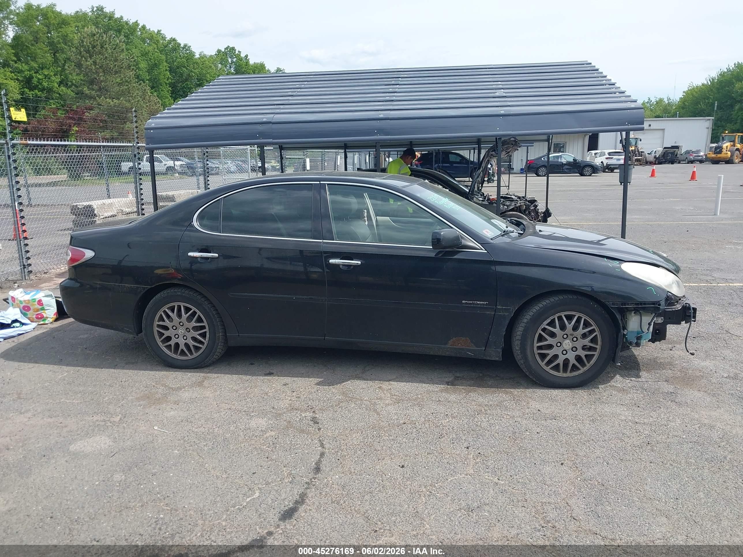 2004 Lexus Es 330   Black vin: JTHBA30GX45031297