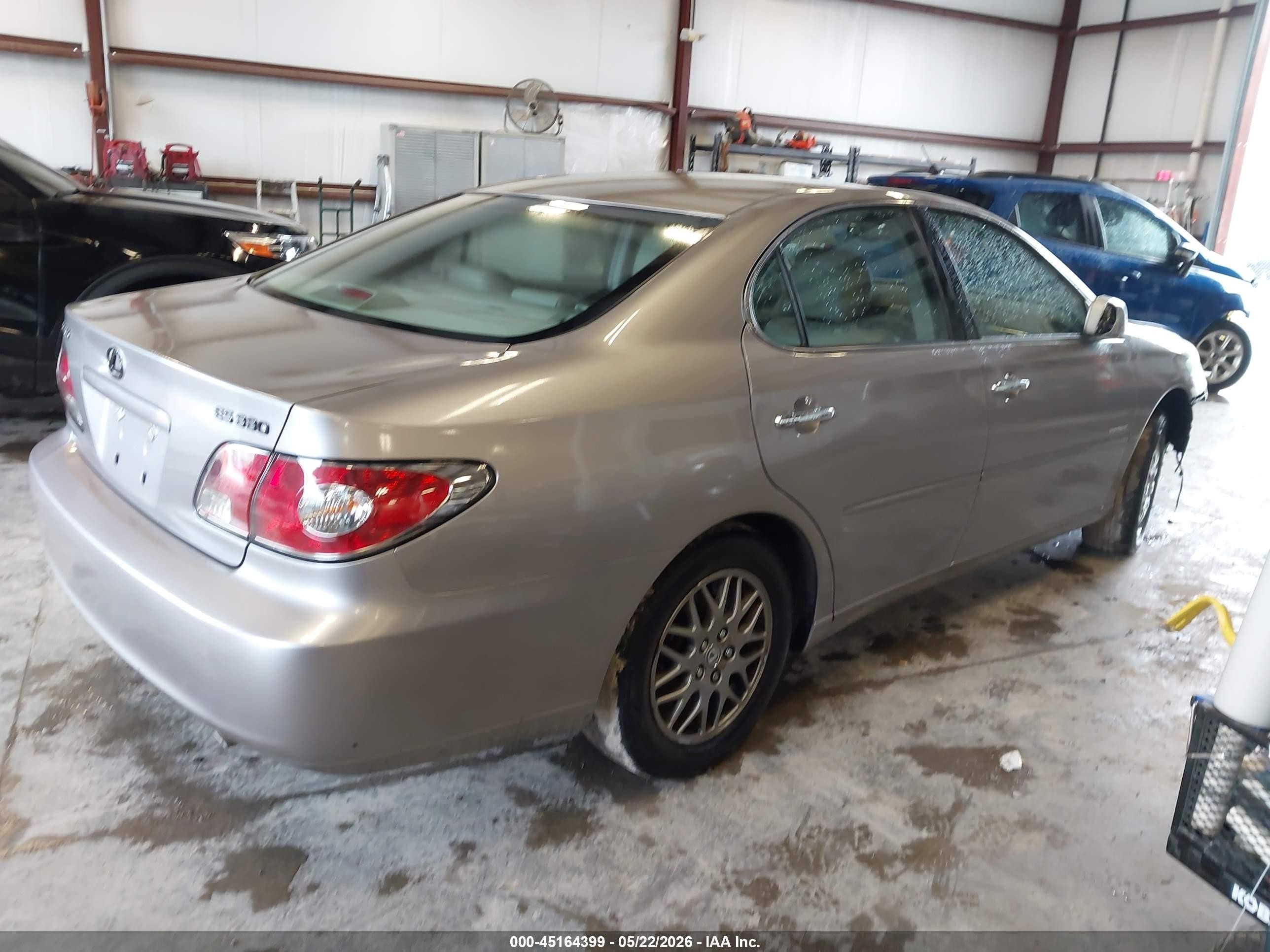 2004 Lexus Es 330 Серебряный vin: JTHBA30GX45047175