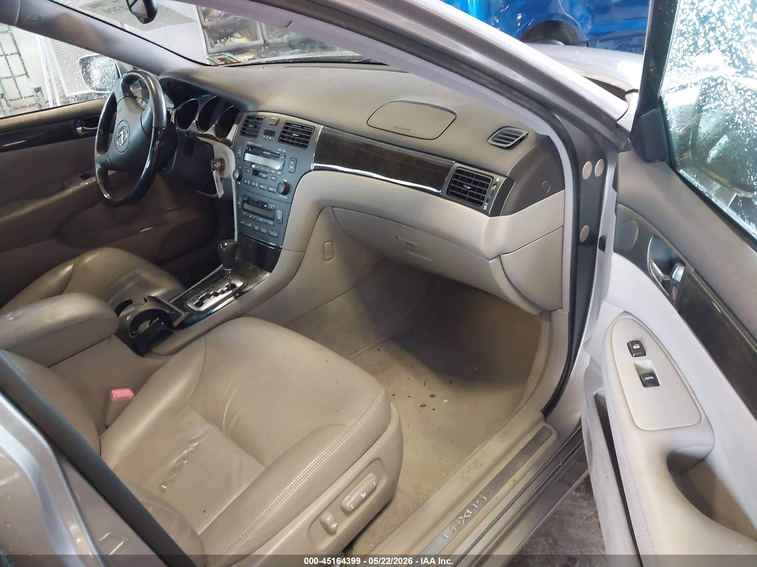 2004 Lexus Es 330 Серебряный vin: JTHBA30GX45047175