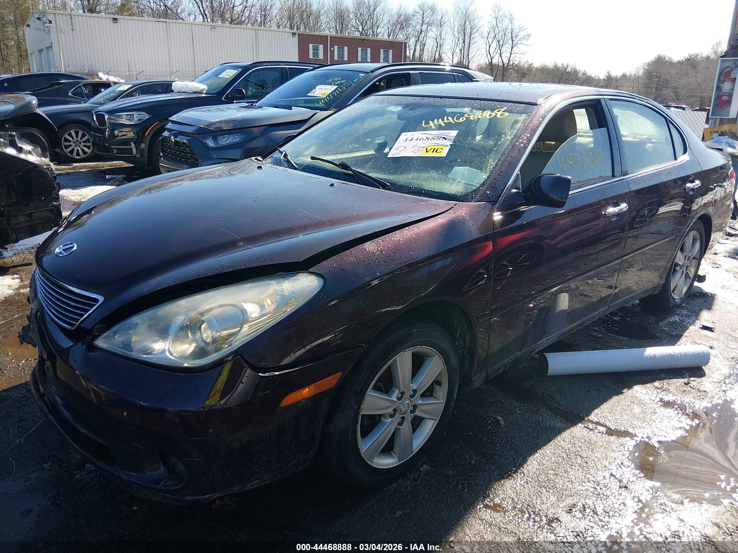 2005 Lexus Es 330 Maroon vin: JTHBA30GX55064947