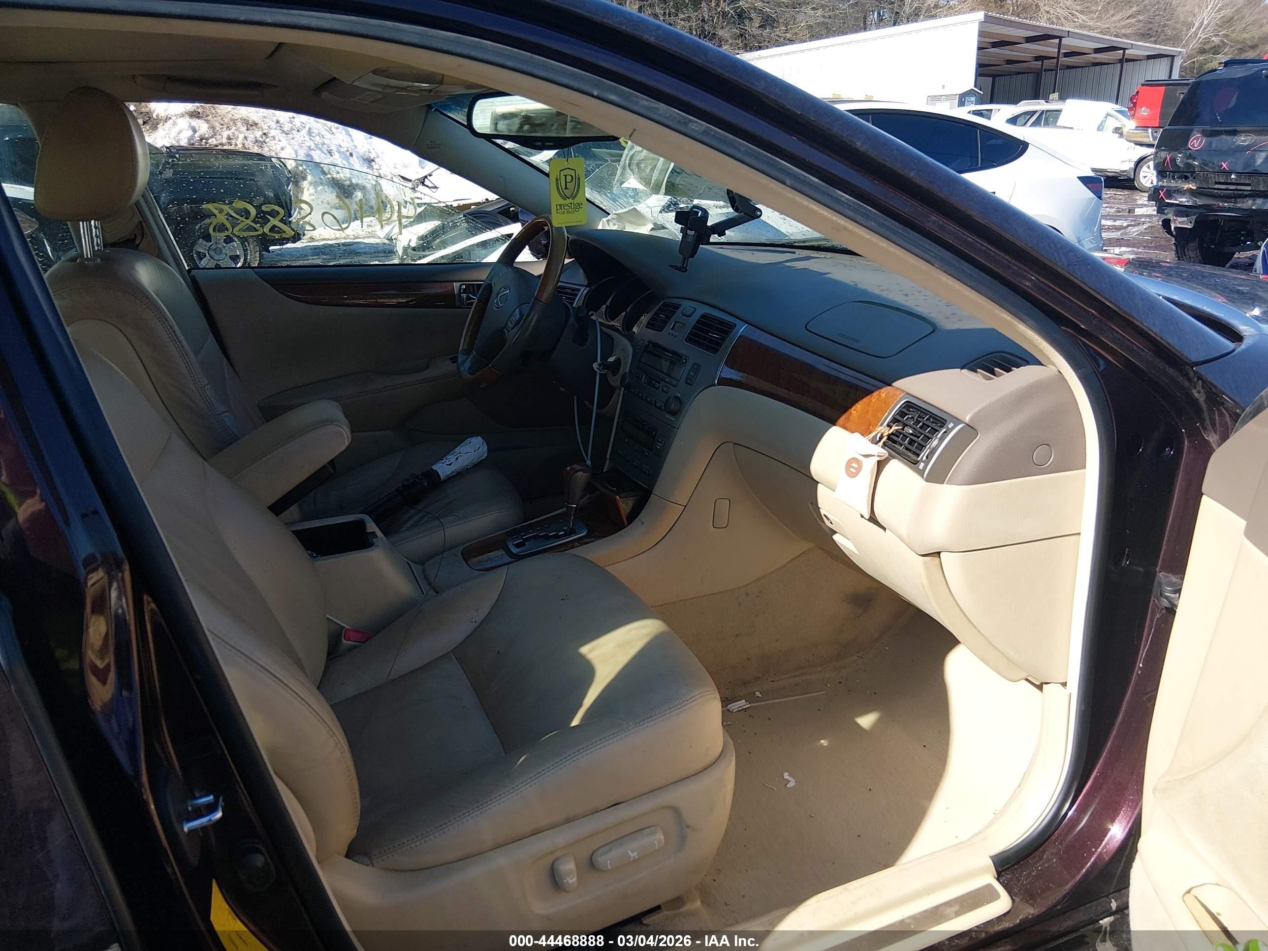 2005 Lexus Es 330 Maroon vin: JTHBA30GX55064947