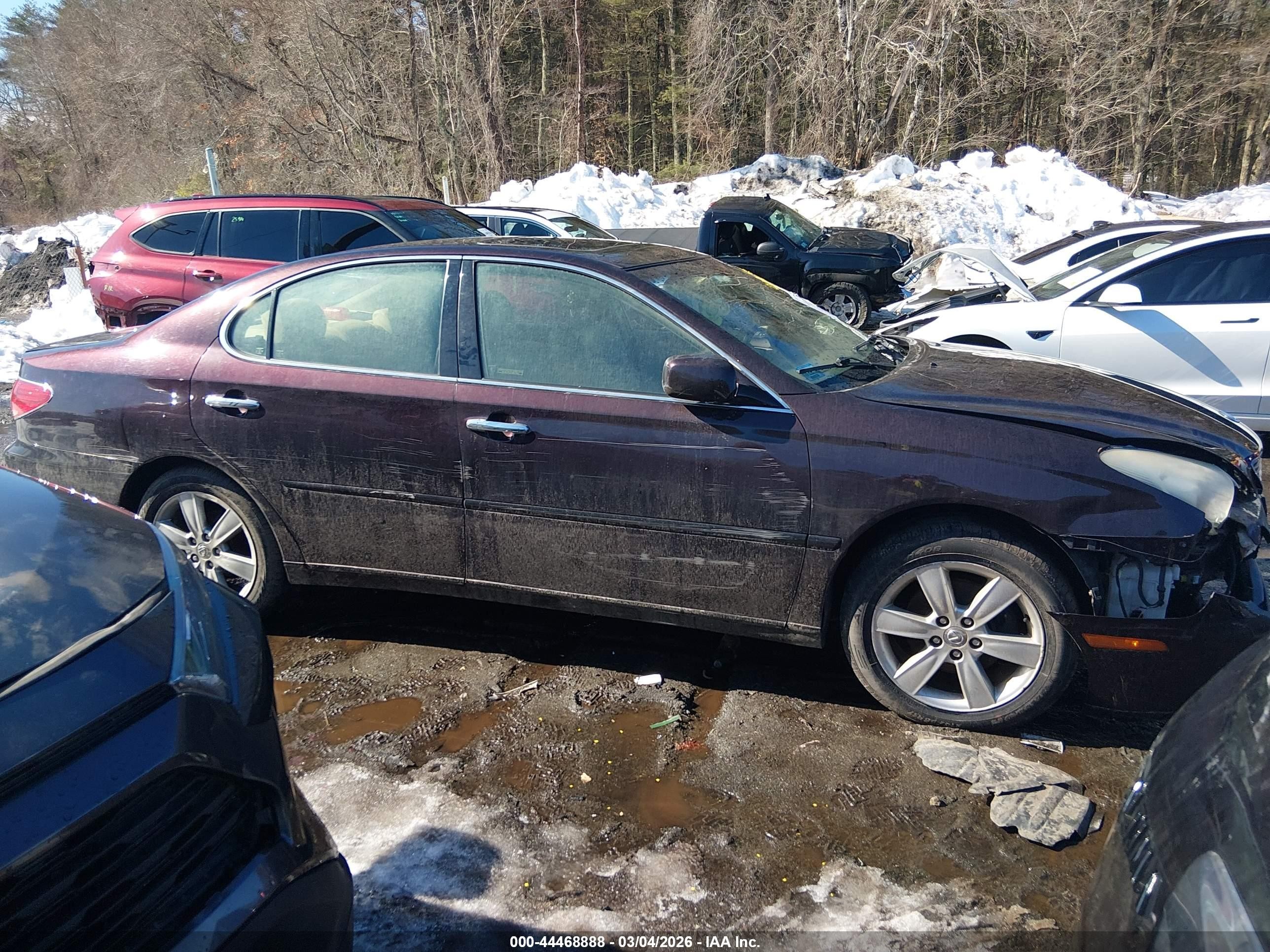2005 Lexus Es 330 Maroon vin: JTHBA30GX55064947