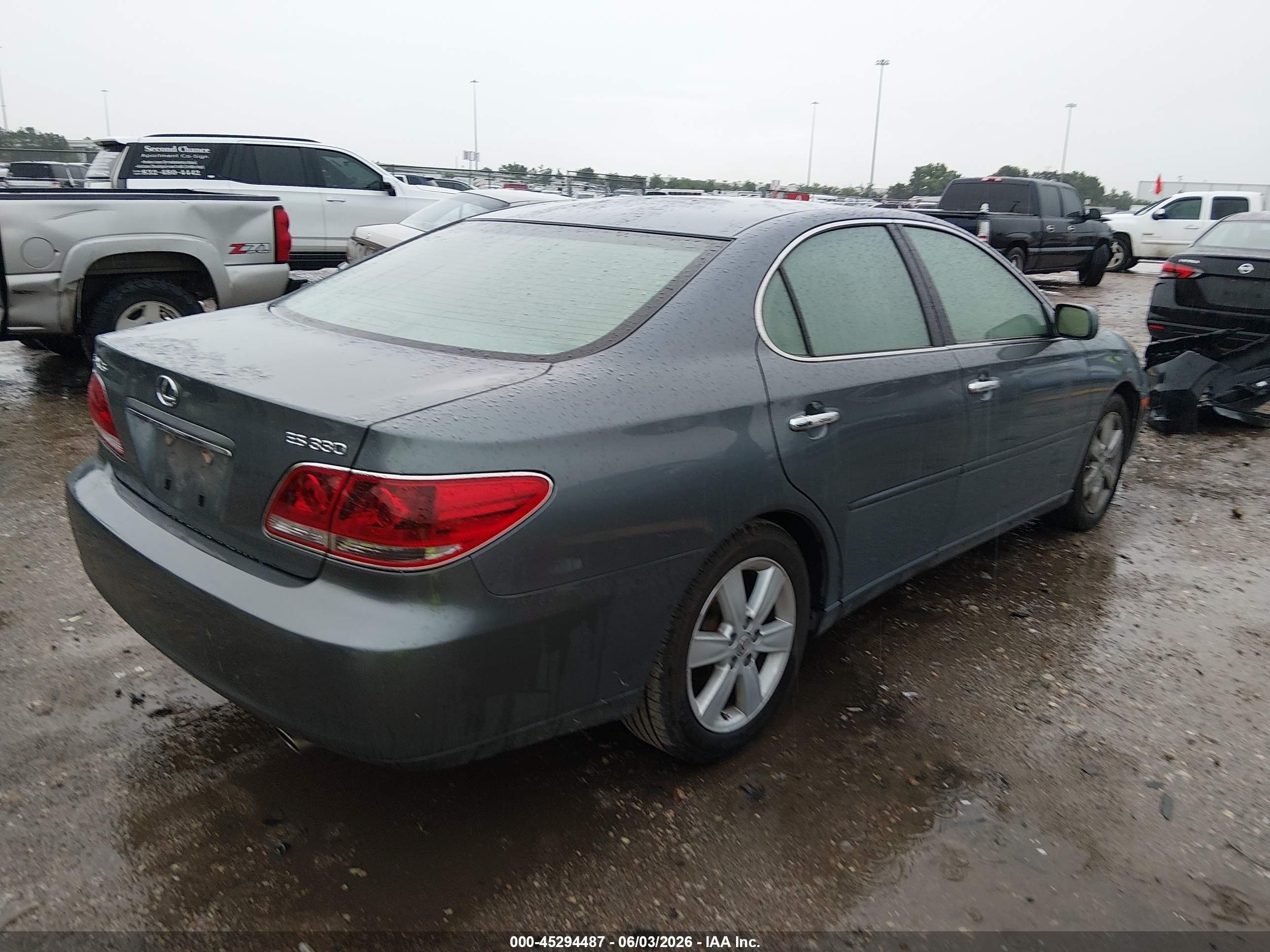 2005 Lexus Es 330 Light Blue vin: JTHBA30GX55083160