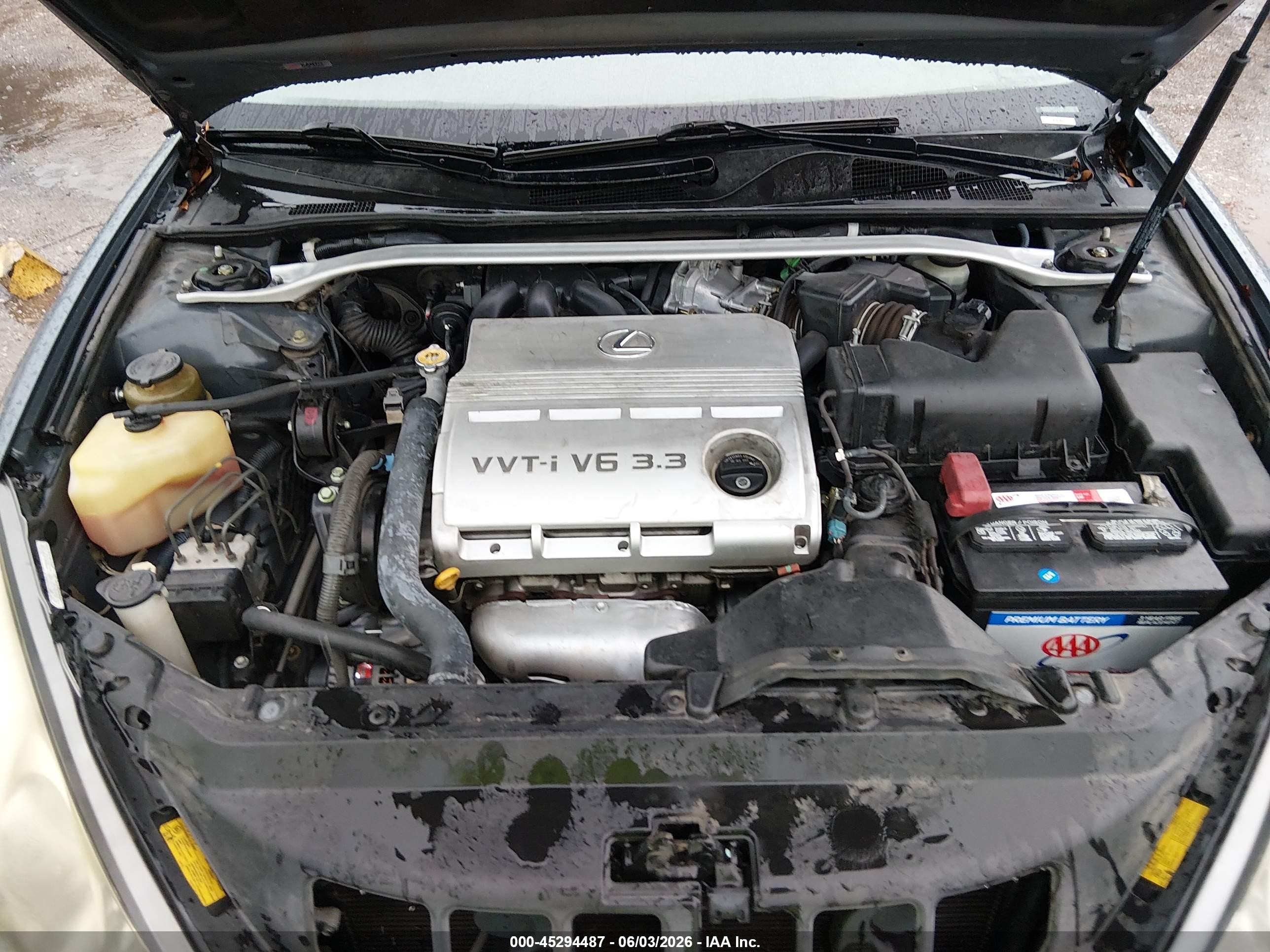 2005 Lexus Es 330 Light Blue vin: JTHBA30GX55083160