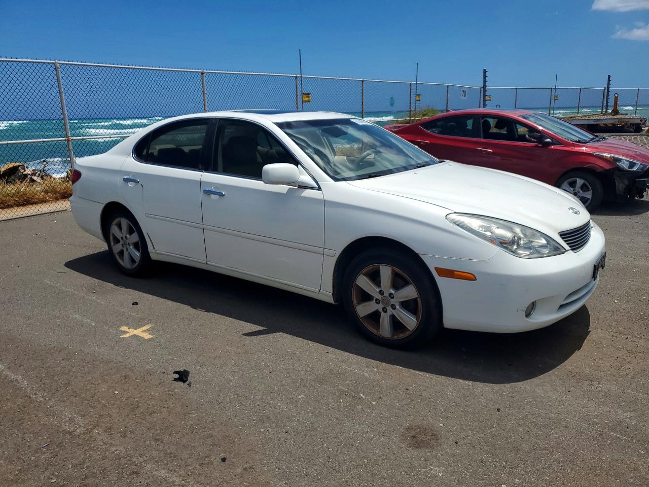 2005 Lexus Es 330 White vin: JTHBA30GX55087080