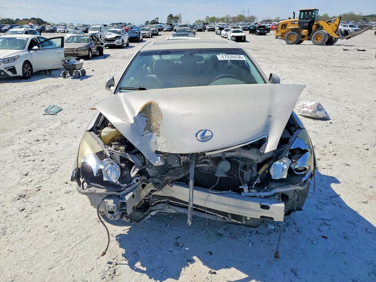 2005 Lexus Es 330 Base Silver vin: JTHBA30GX55091193