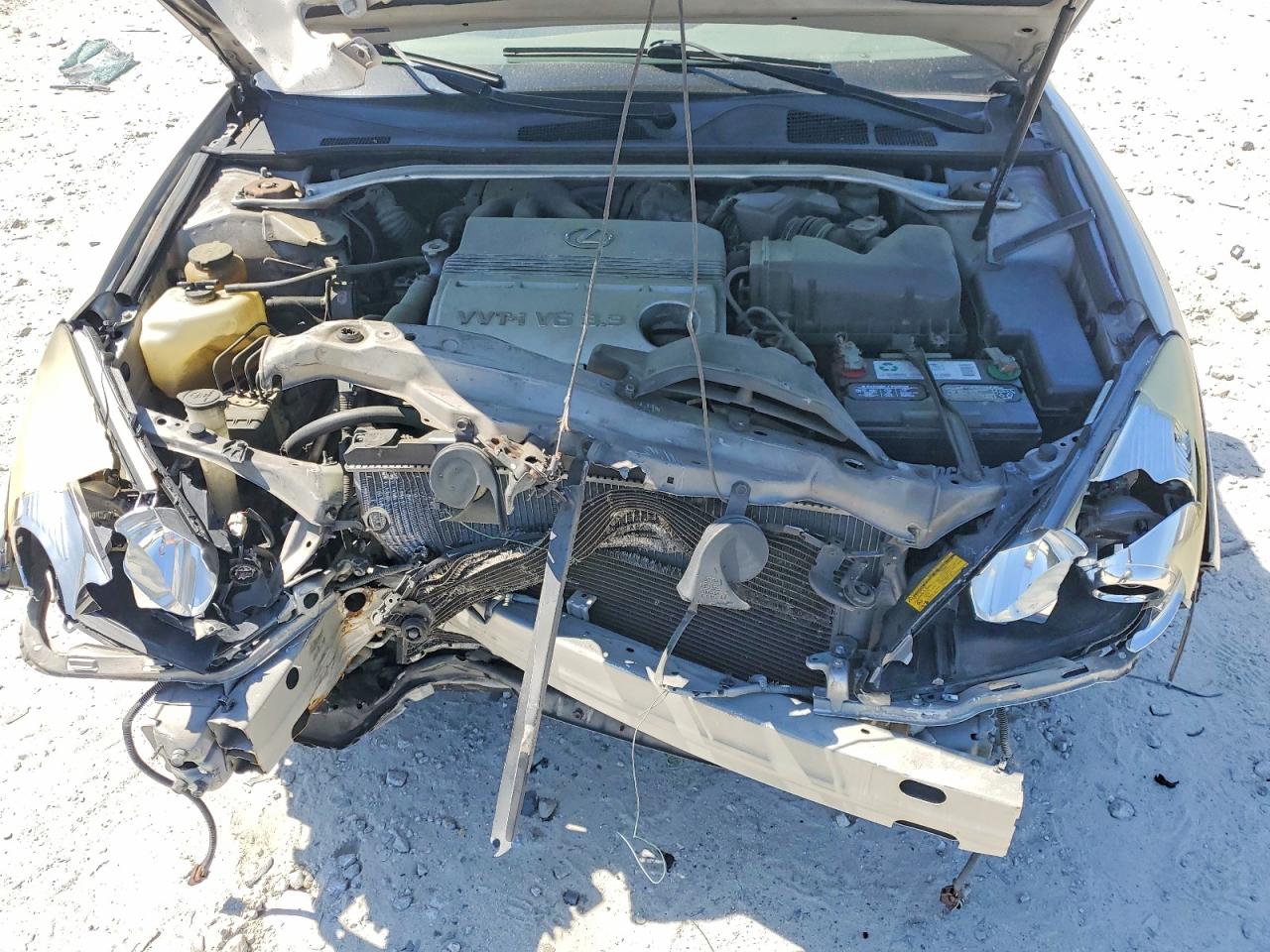 2005 Lexus Es 330 Base Silver vin: JTHBA30GX55091193