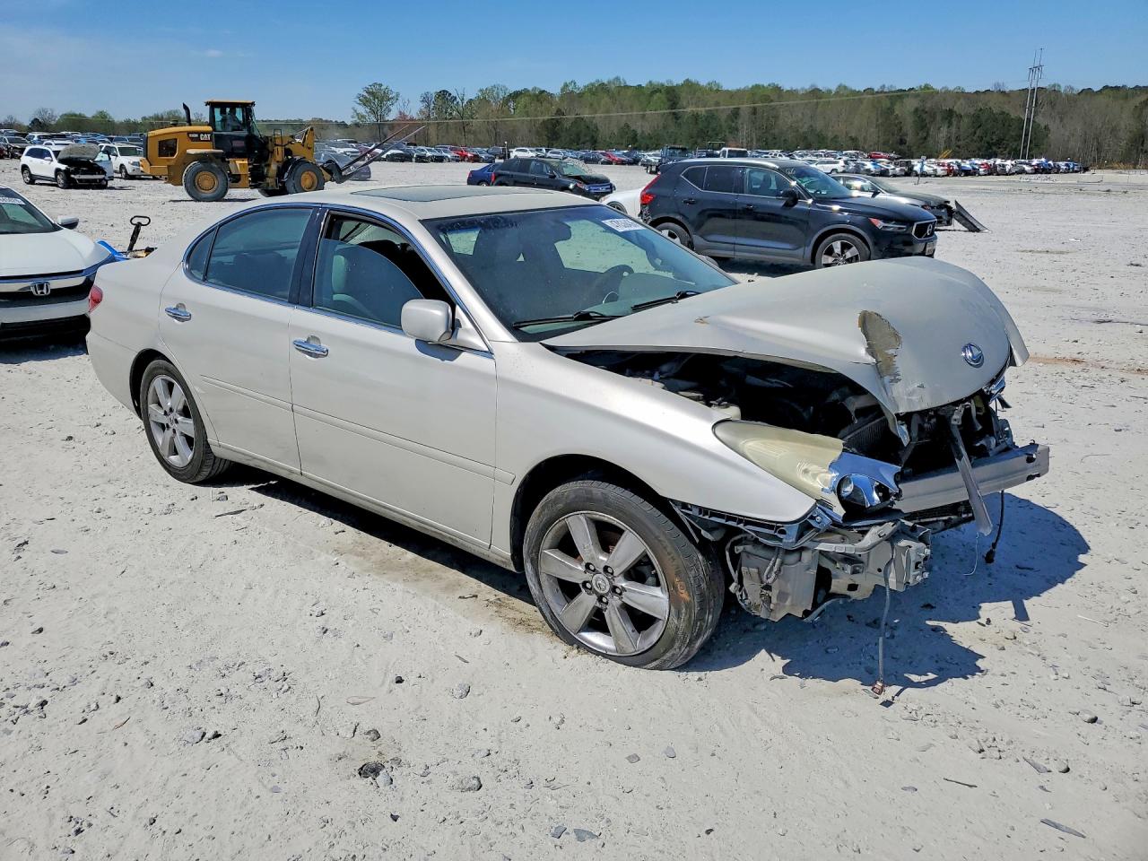 2005 Lexus Es 330 Base Silver vin: JTHBA30GX55091193